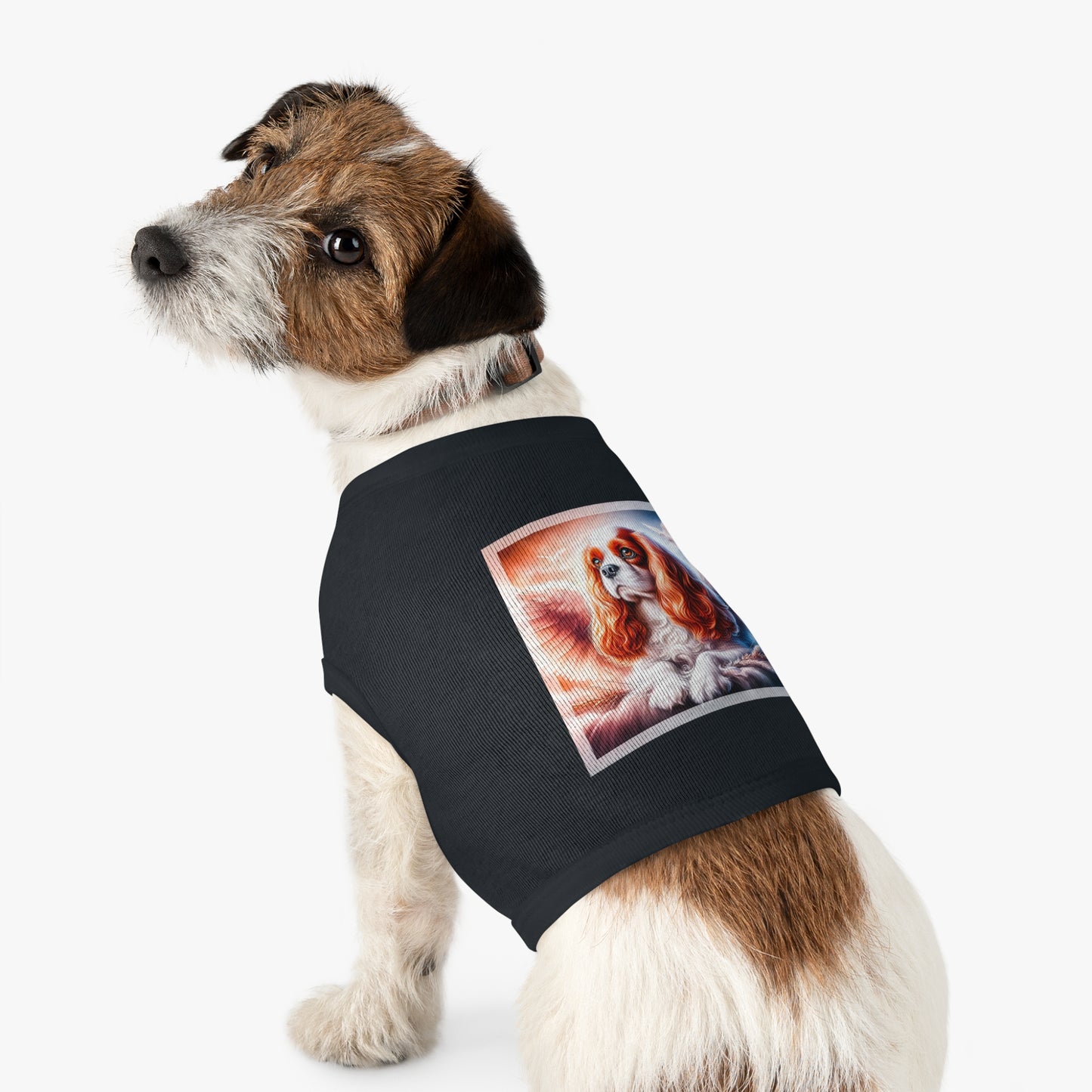 Pet Tank Top Cavalier King Charles Spaniel Angel Pets Printify