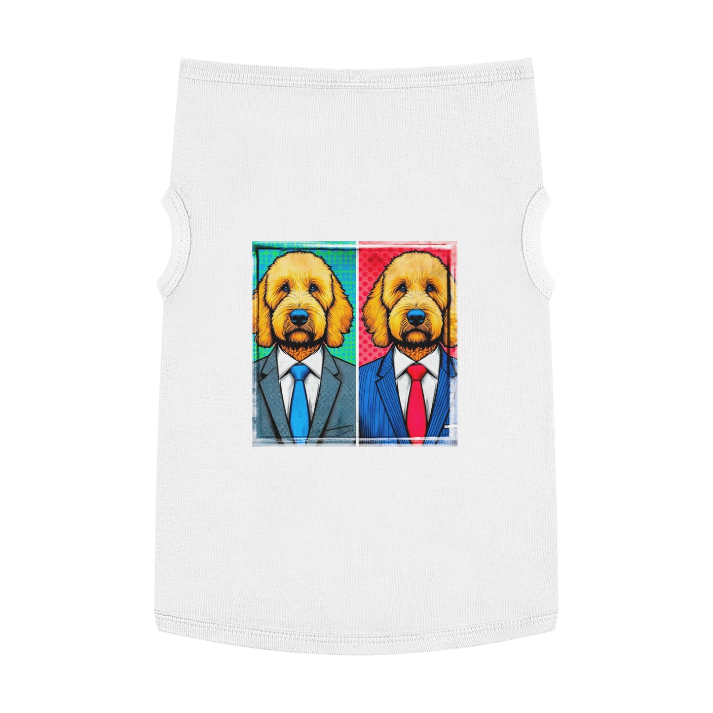 Pet Tank Golden Doodle business friends shirt Pets Printify XL White