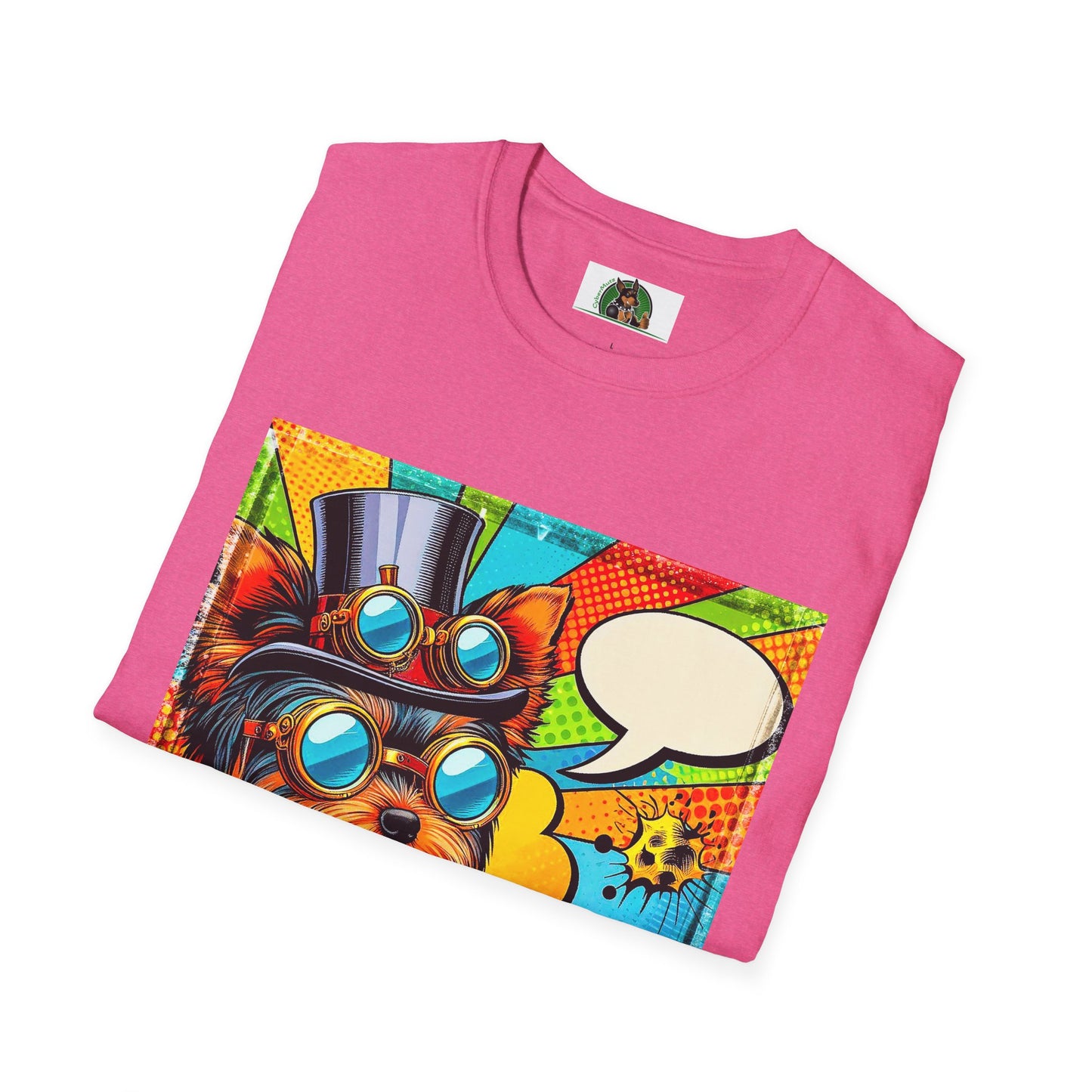 Yorkie pop art shirt