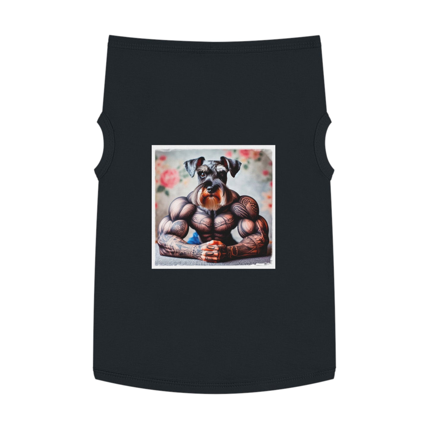 Miniature Schnauzer gym rat shirt Pets Printify XL Black