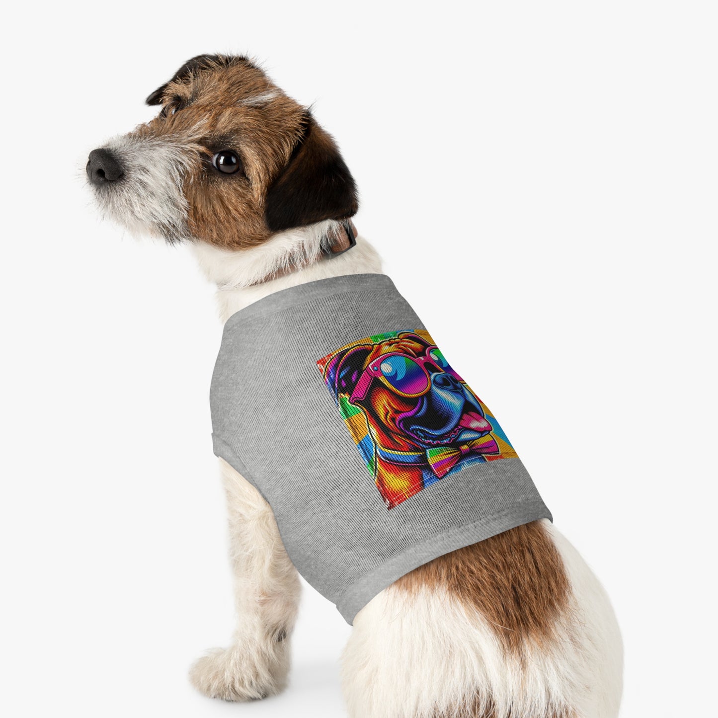 Pet Tank Top Boxer Pets Printify