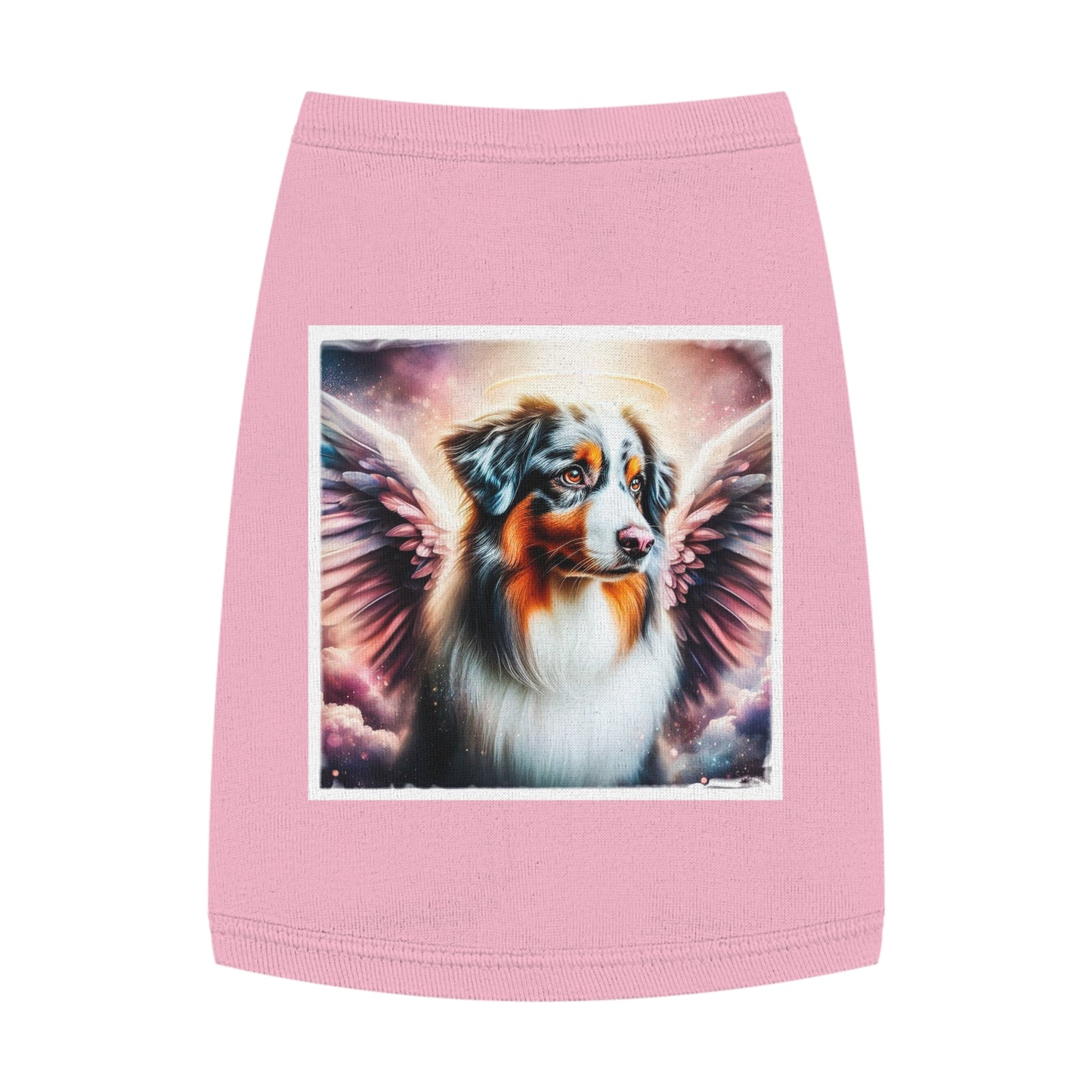 Pet Tank Top Australian Shepherd Pets Printify M Pink