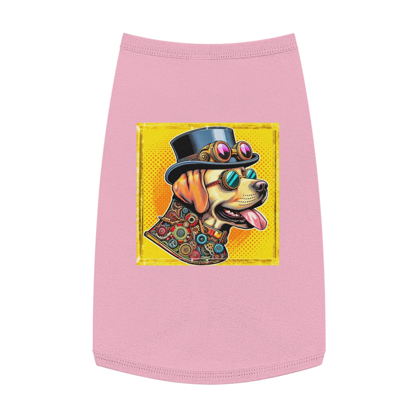 Labrador Retriever steam punk cutie Pets Printify L Pink