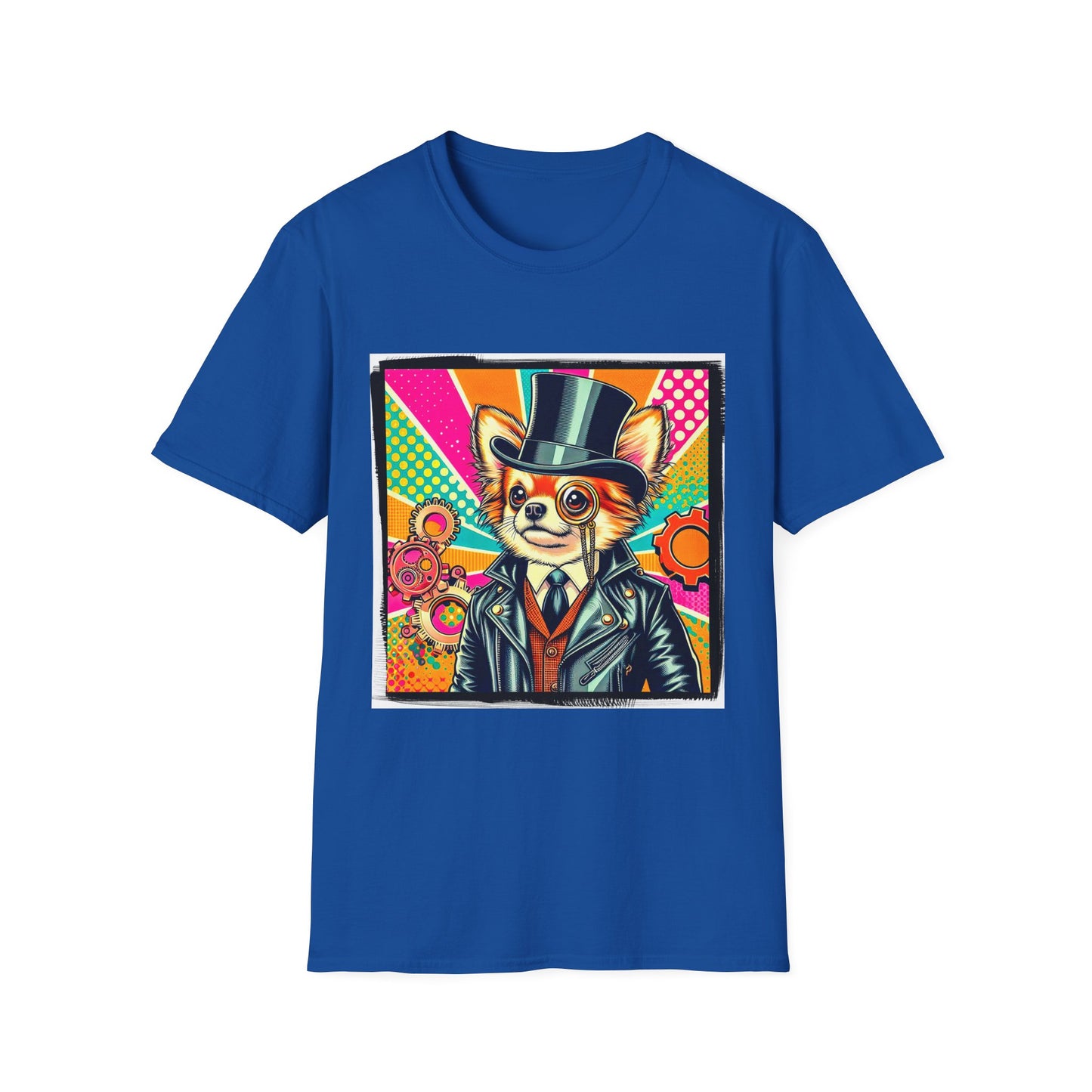 Chihuahua steampunk t shirt T-Shirt Printify XS Royal