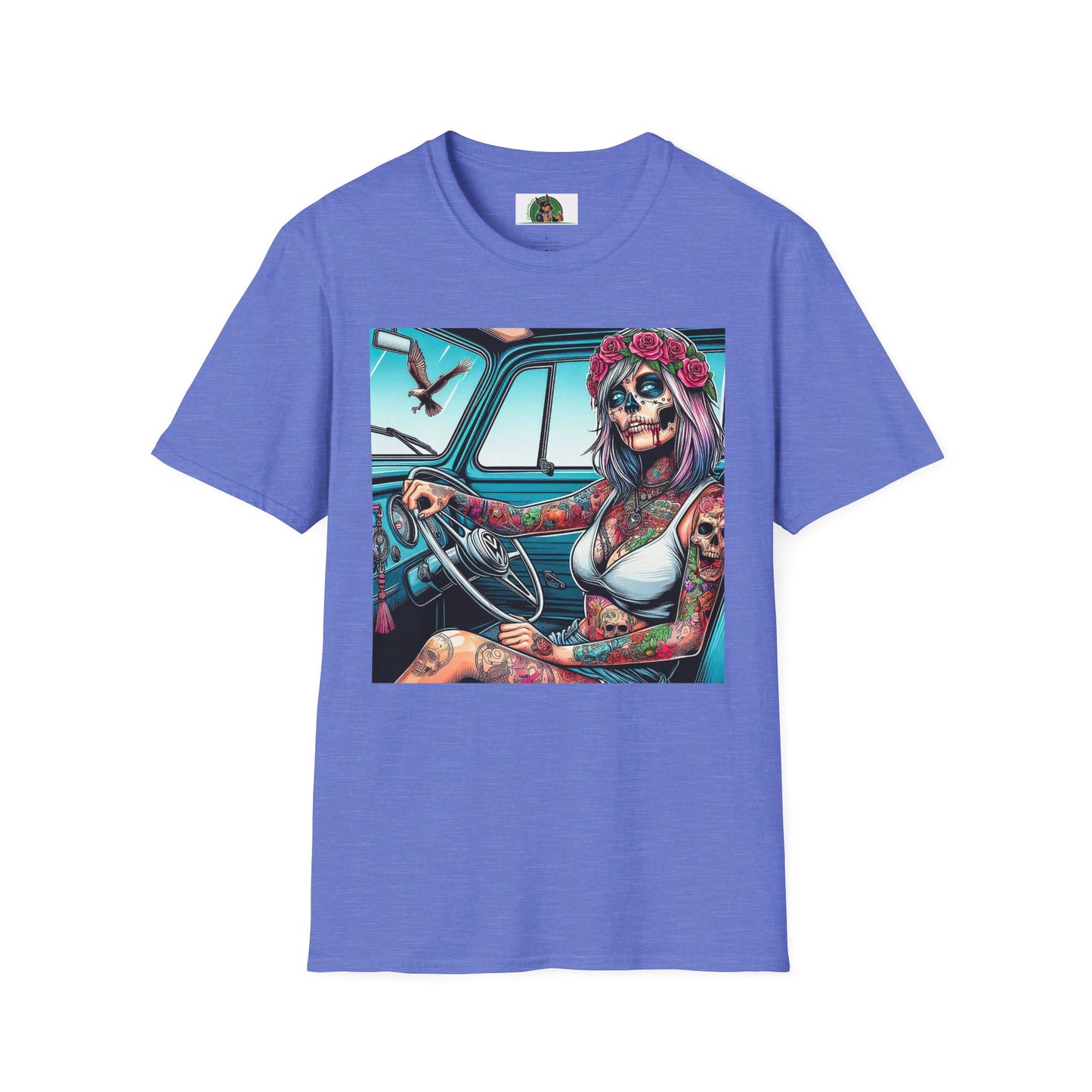 Zombie Girl T-Shirt Printify S Heather Royal