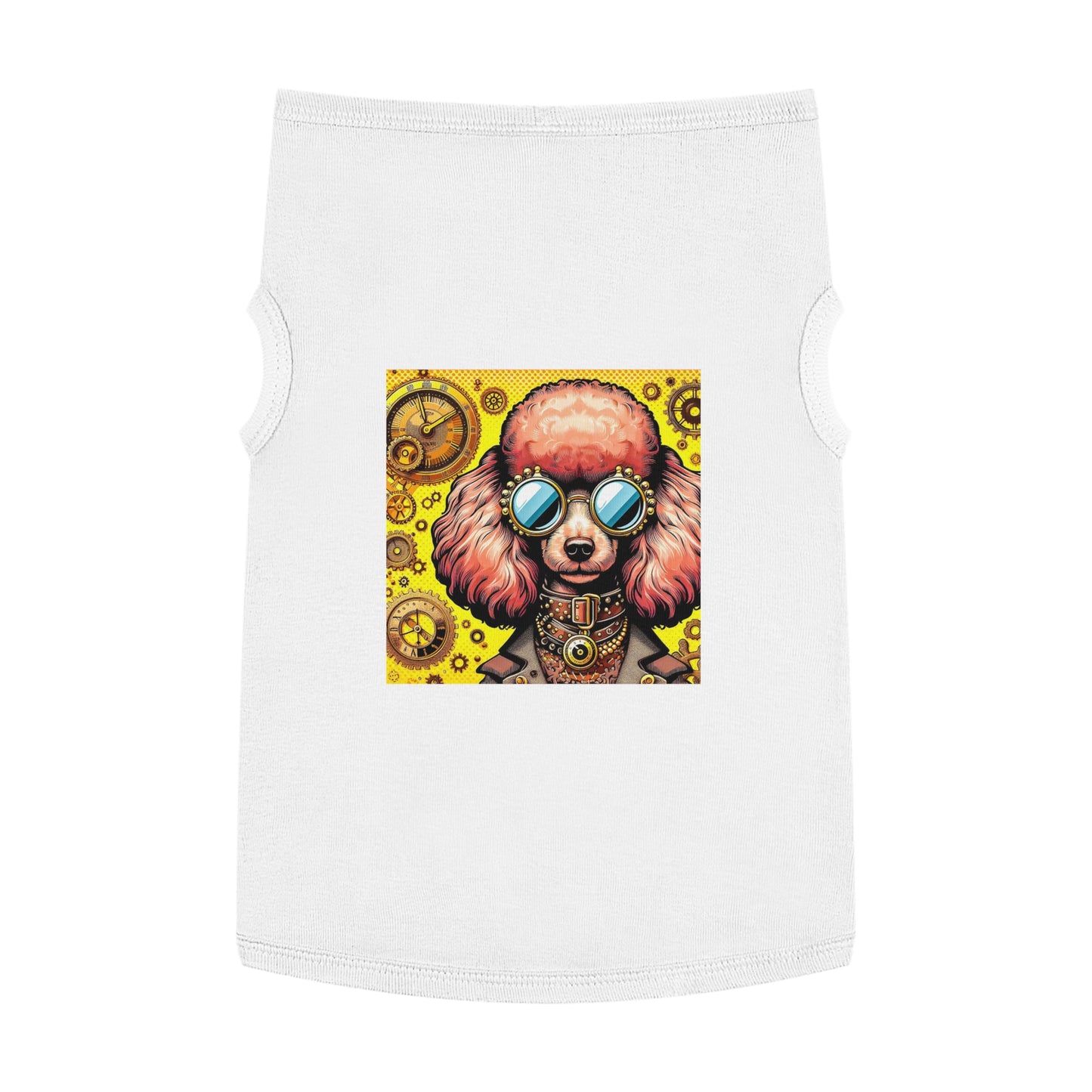 Pet Tank Top Poodle Pets Printify XL White