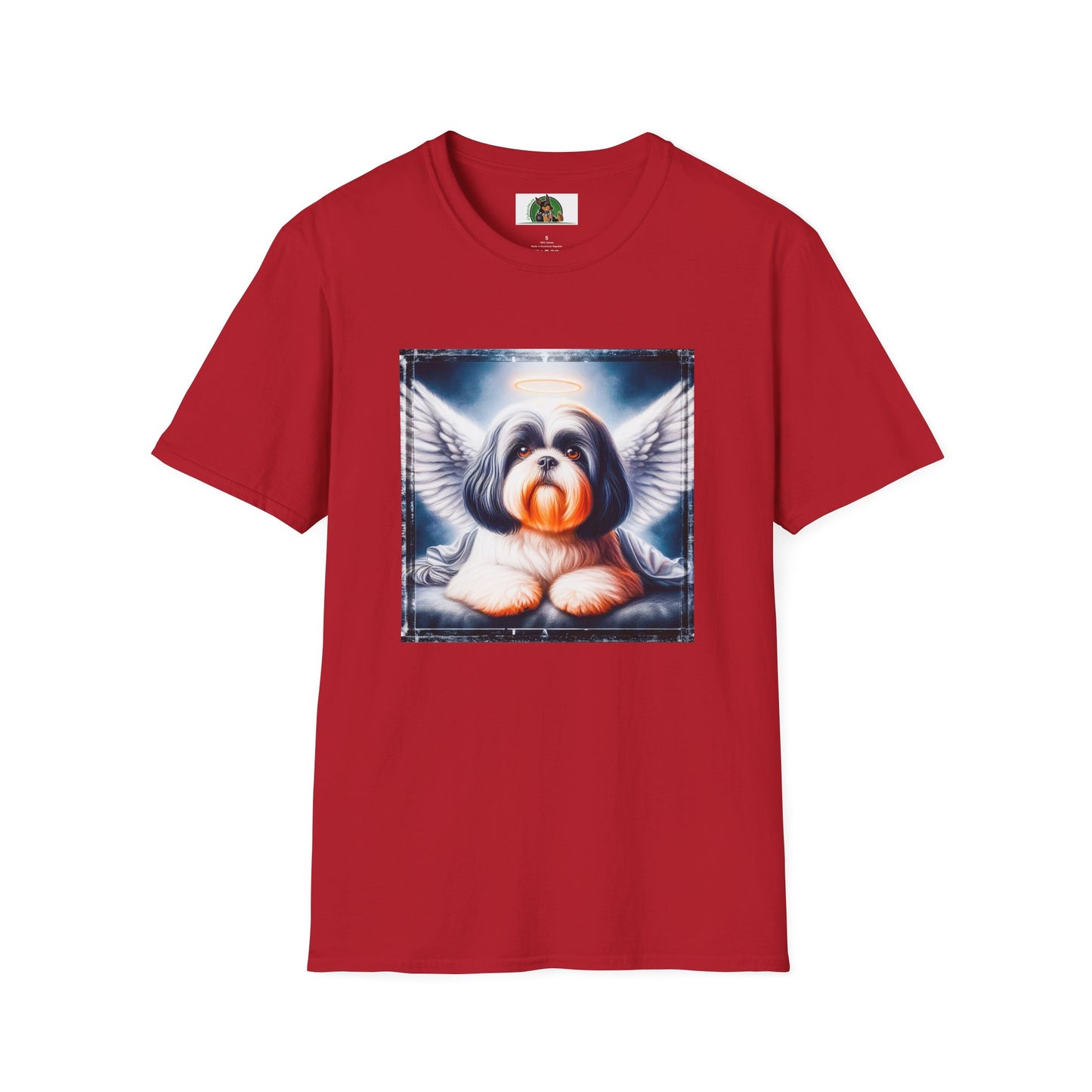 Shih Tzu Heaven anf clouds shirt T-Shirt Printify S Cherry Red