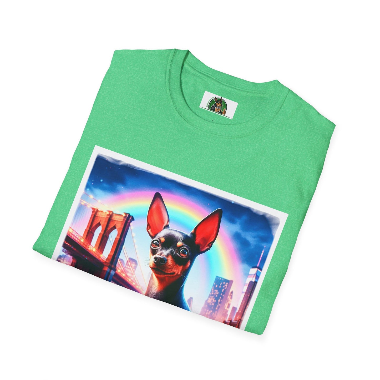 Min Pin T-Shirt rainbow