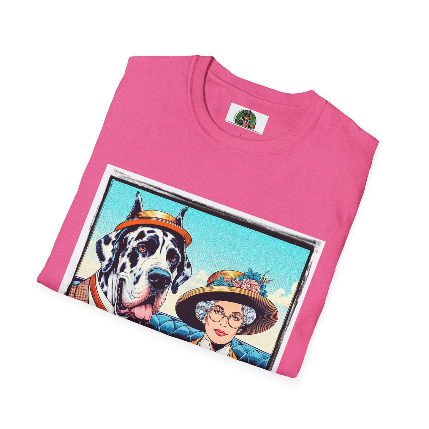 Great Dane women and dog shirt