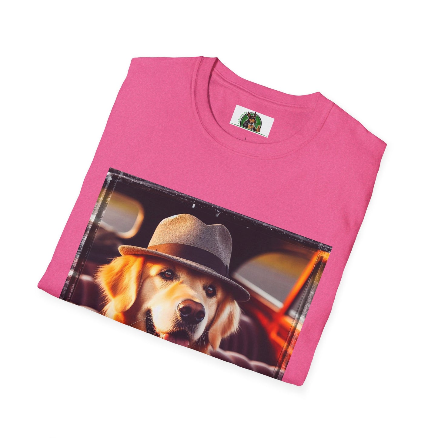 Golden Retriever driving fun shirt