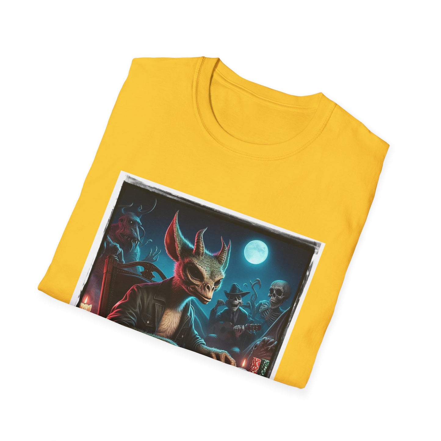 Chupacabra dragon poker playing t shirt