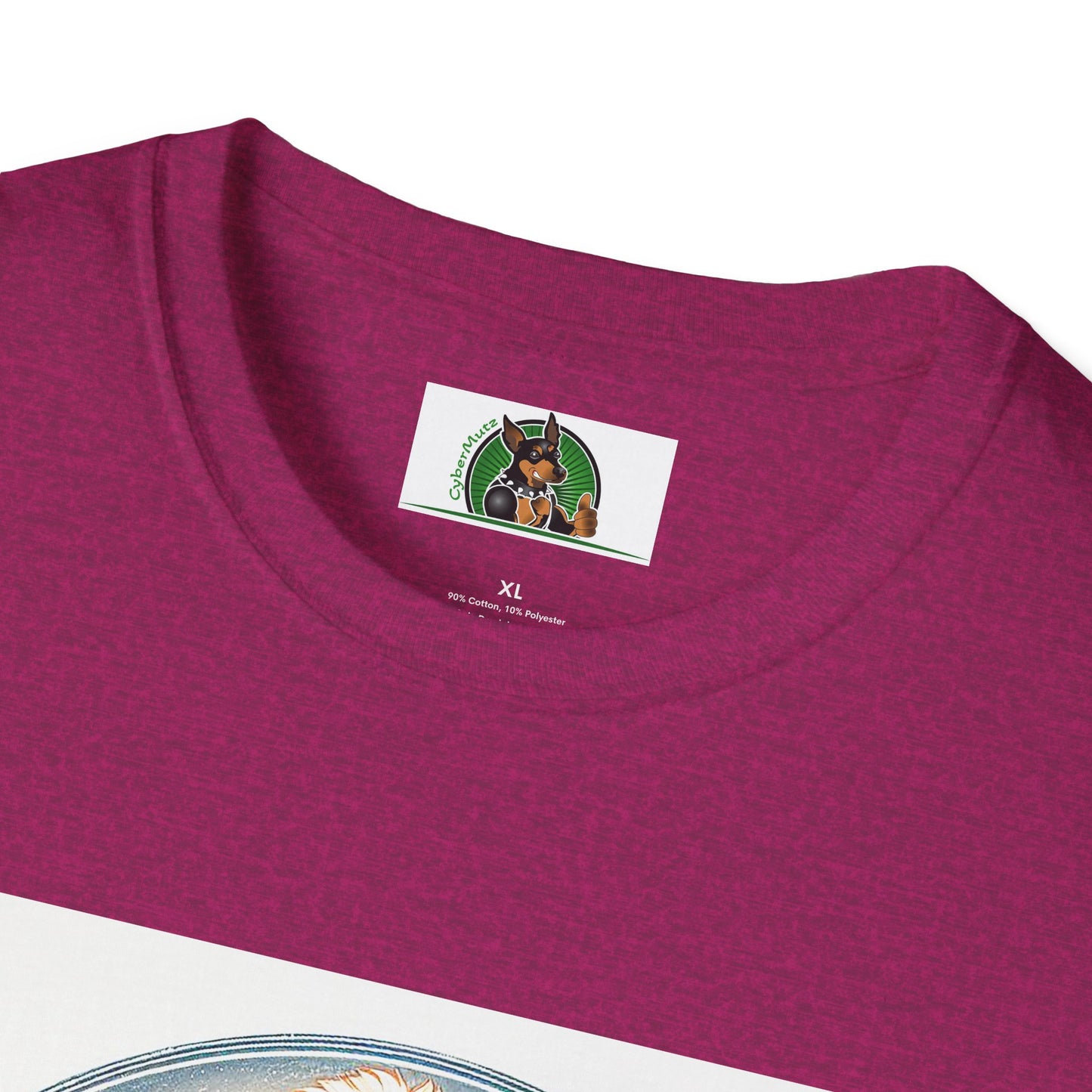 Golden Doodle flowery waves t shirt