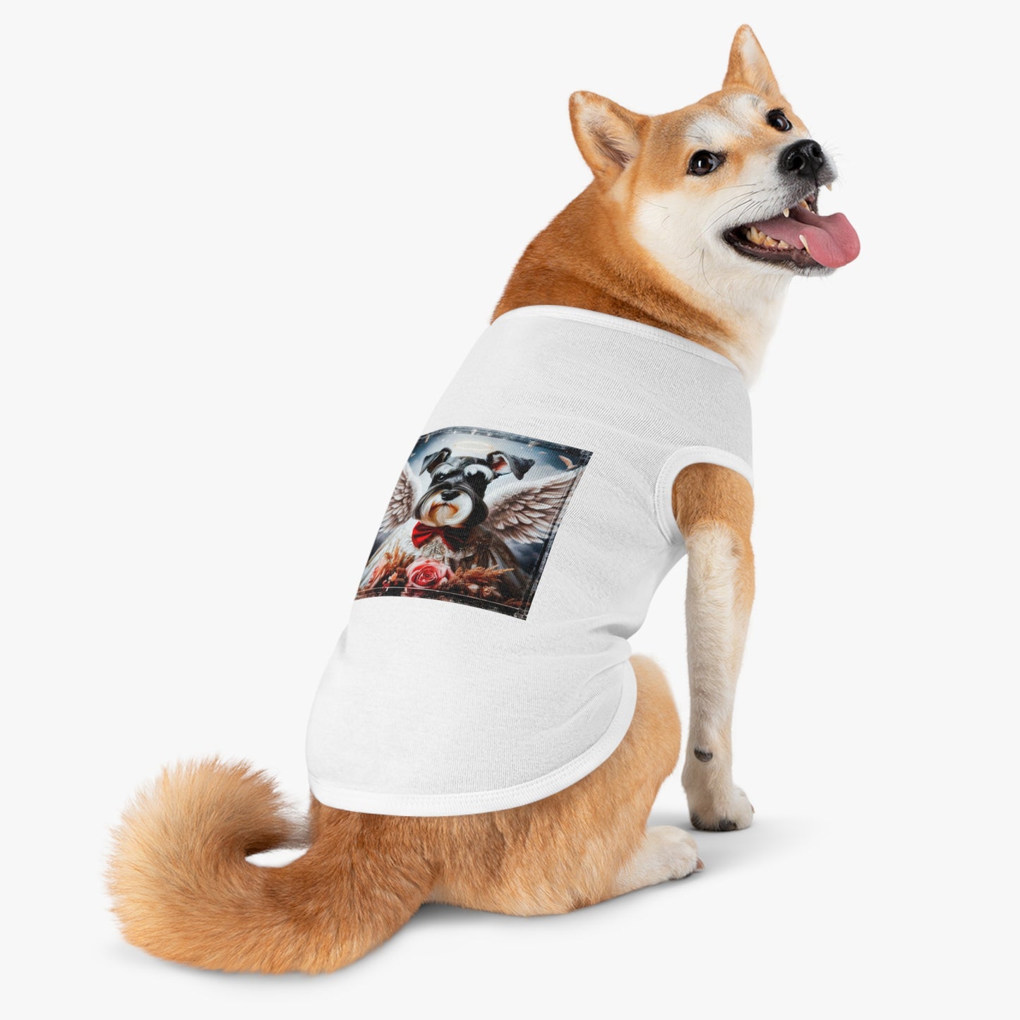 Miniature Schnauzer clouds and Heaven shirt