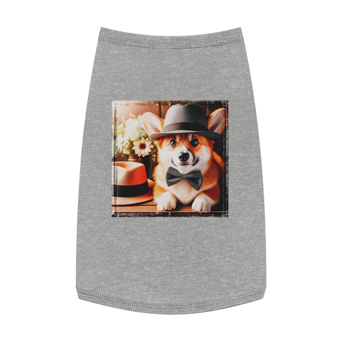 Pembroke Welsh Corgi fun hat shirt Pets Printify L Heather