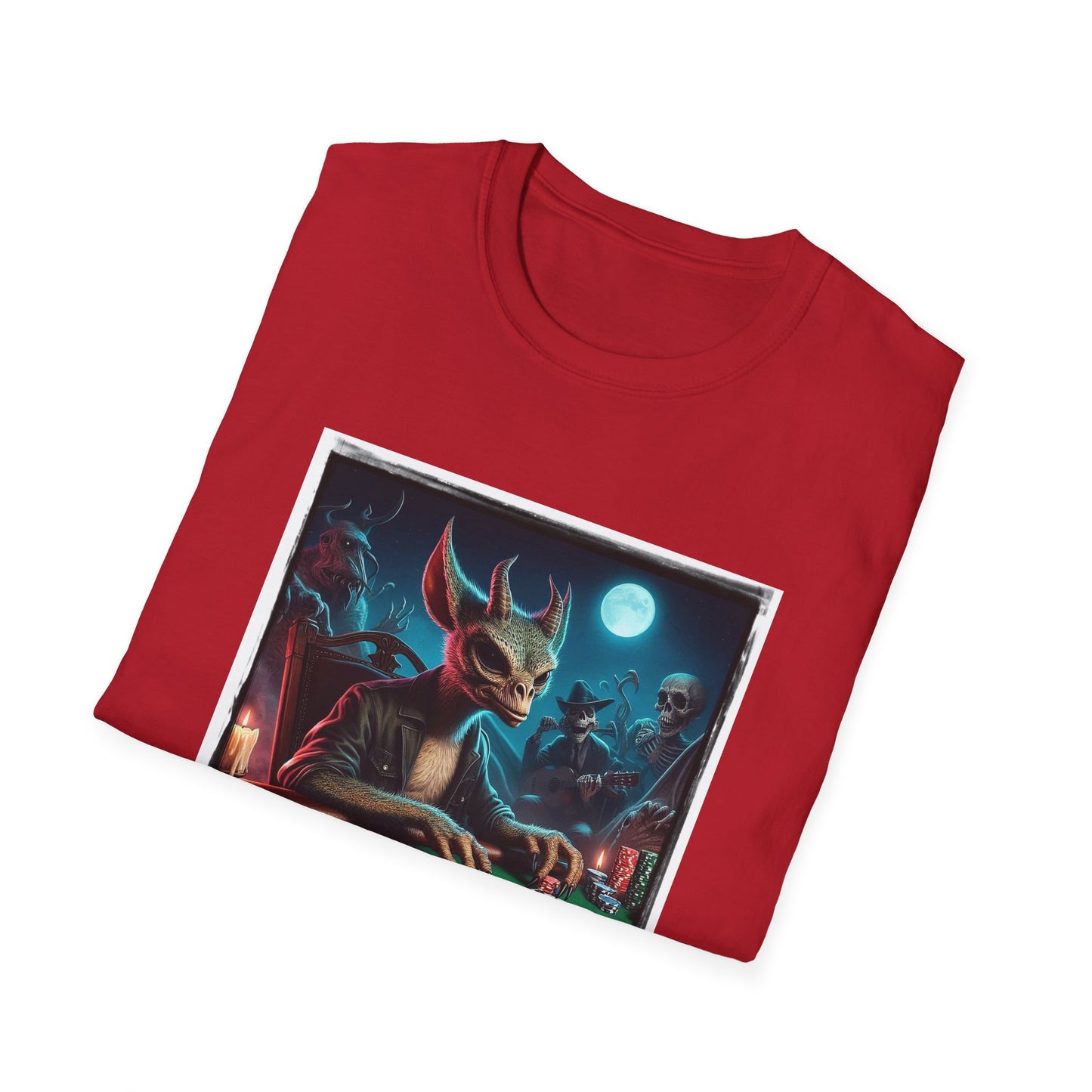 Chupacabra dragon poker playing t shirt