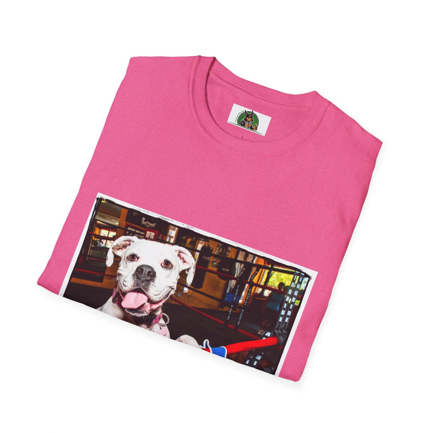 Boxer Dog In Boxing Ring Shirt T-Shirt Printify