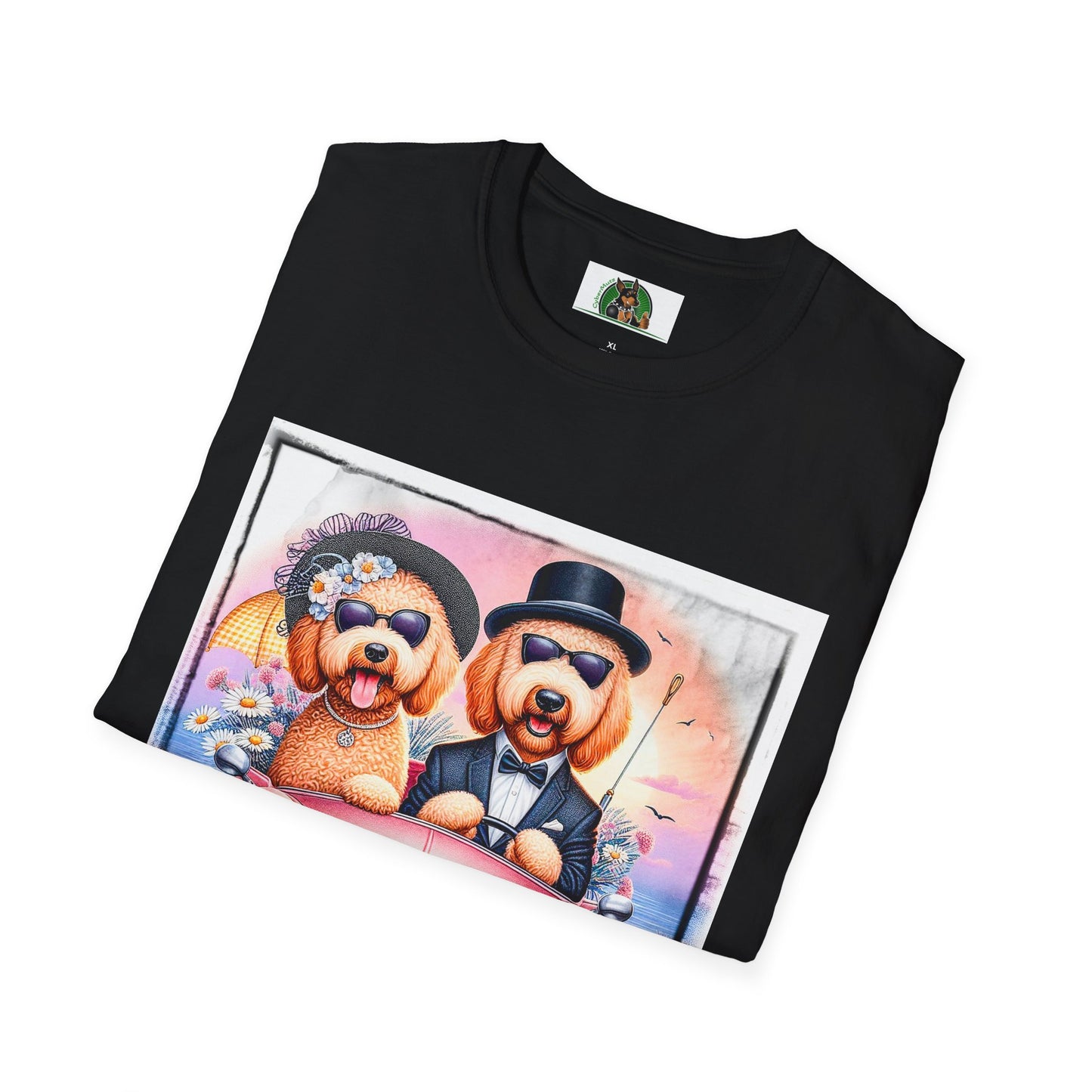Wacky Golden Doodle wedding day shirt T-Shirt Printify