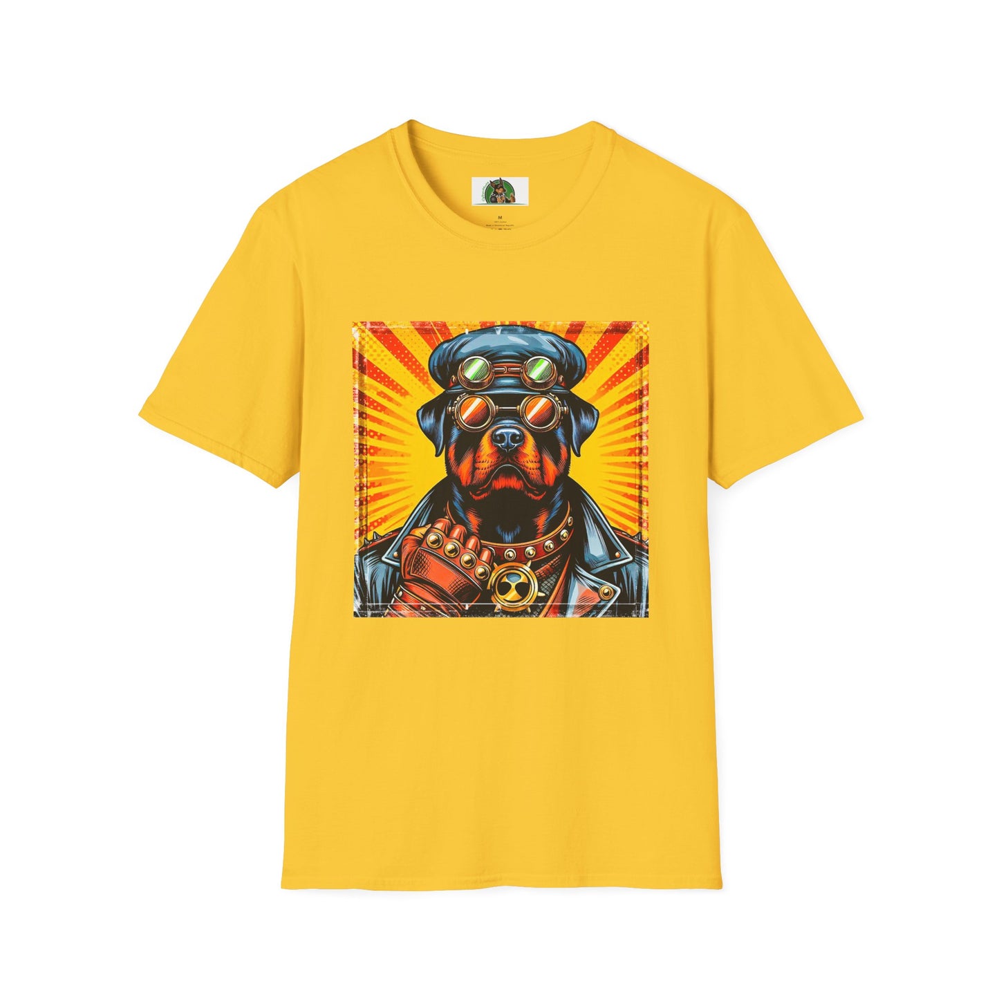 Rottweiler cool steam punk shirt T-Shirt Printify S Daisy