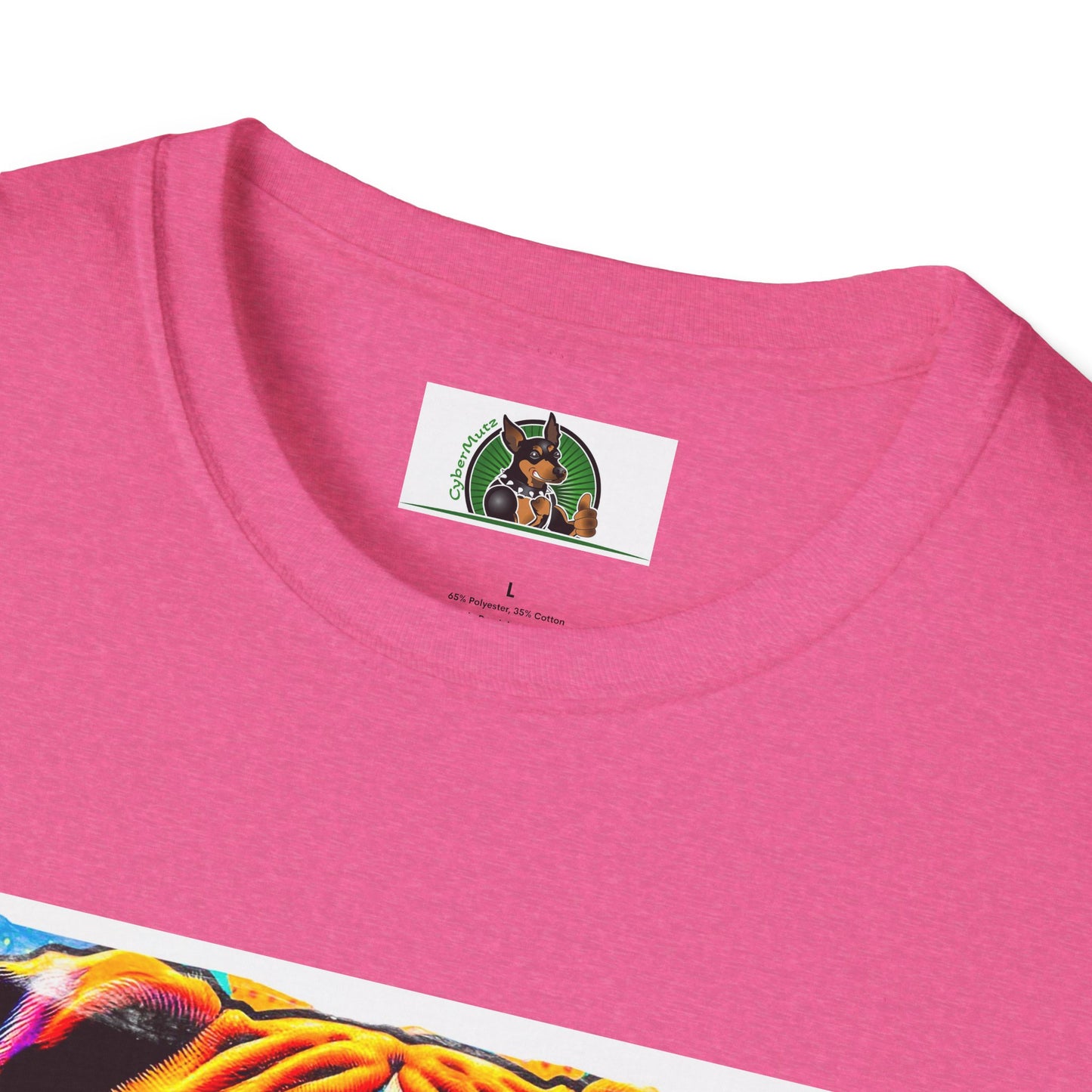 Boxer Pop Art Dog Wearing Glasses T-Shirt T-Shirt Printify