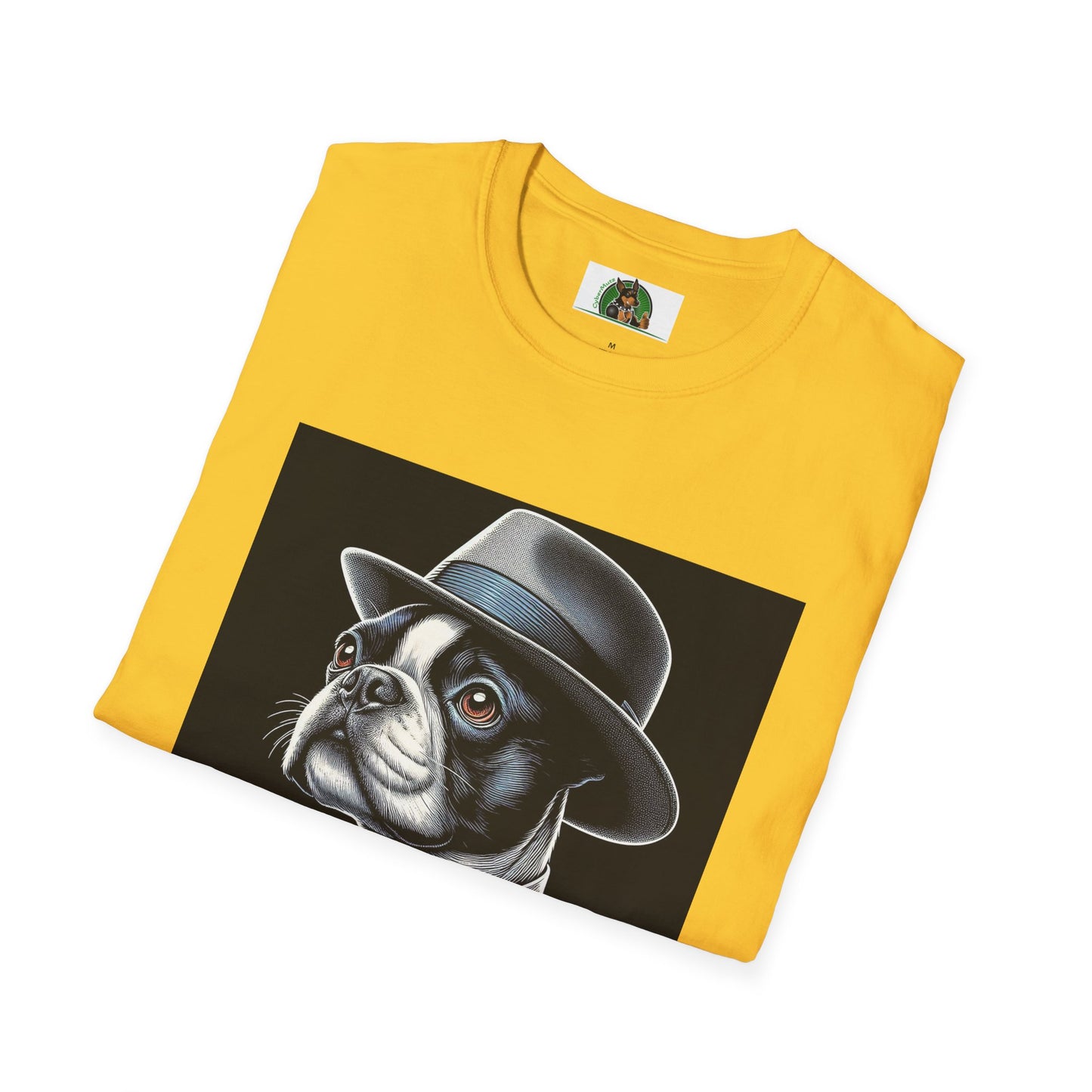 Boston Terrier Classy Dog In Suit Shirt T-Shirt Printify
