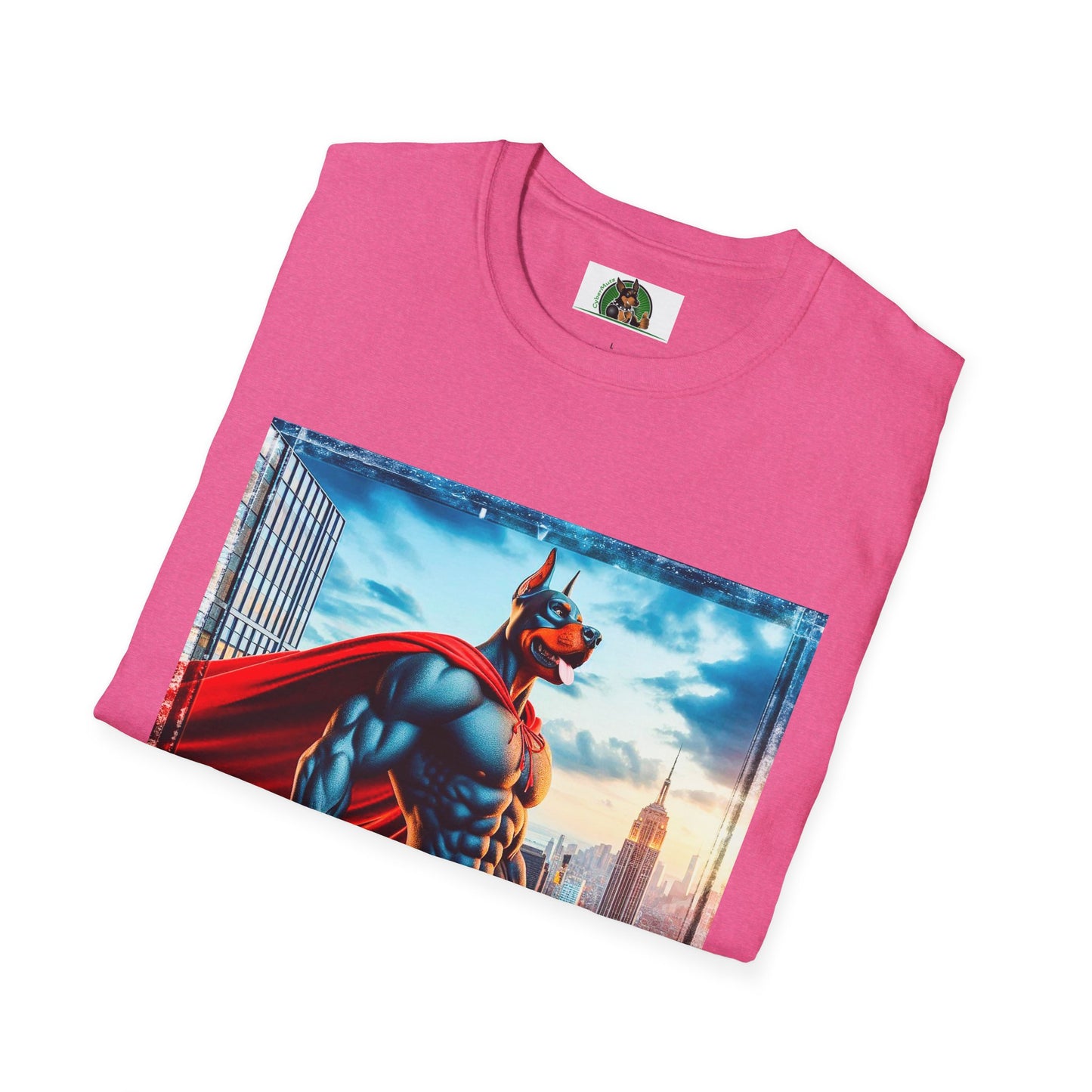 Doberman superhero t shirt