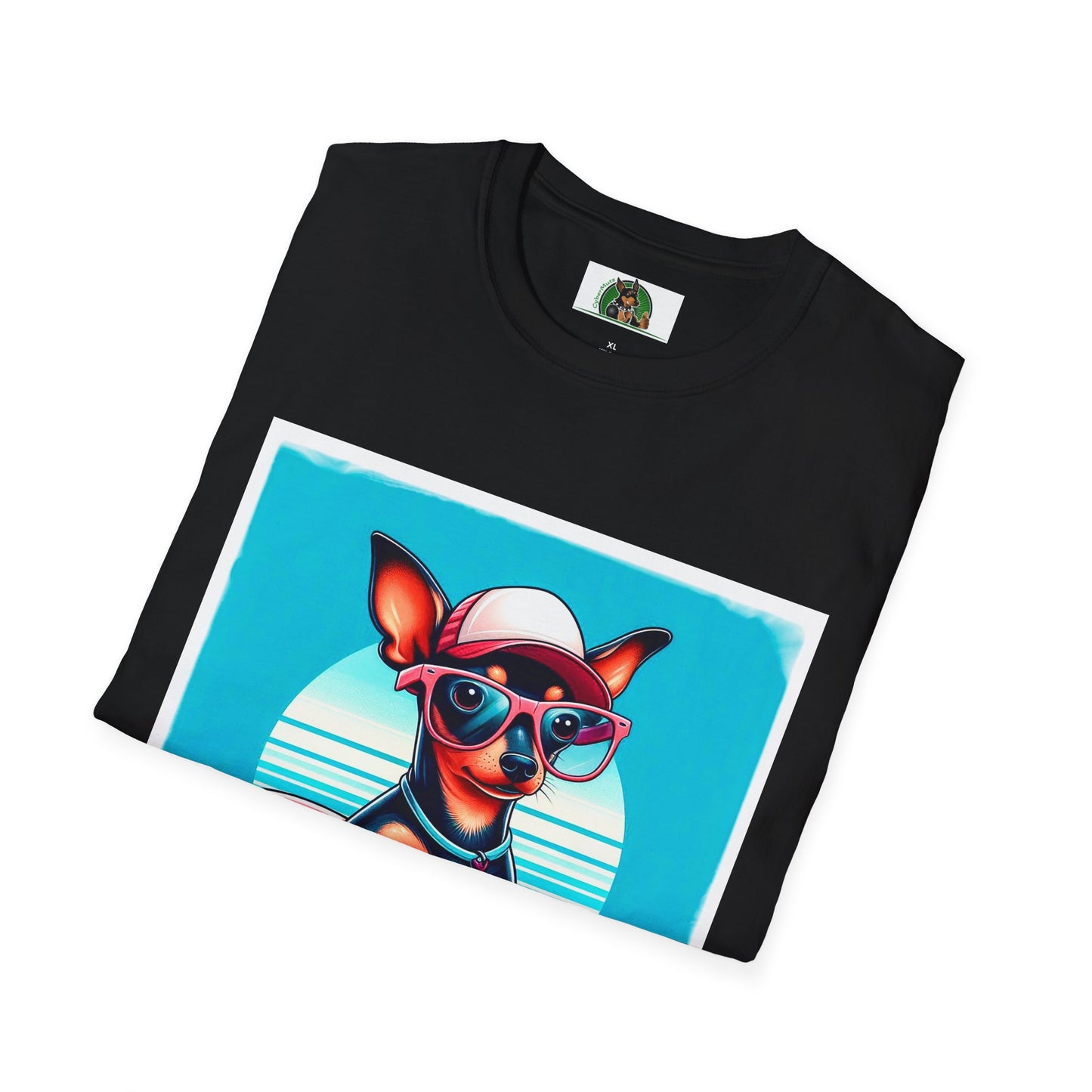 Min Pin T-Shirt small surfer T-Shirt Printify