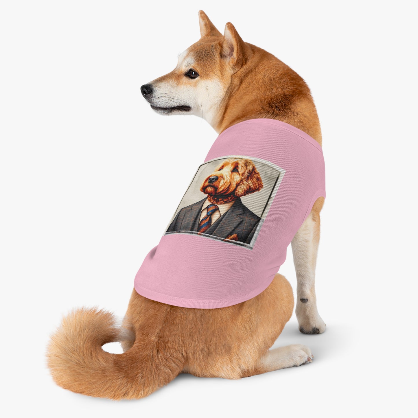 Pet Tank Golden Doodle working man shirt