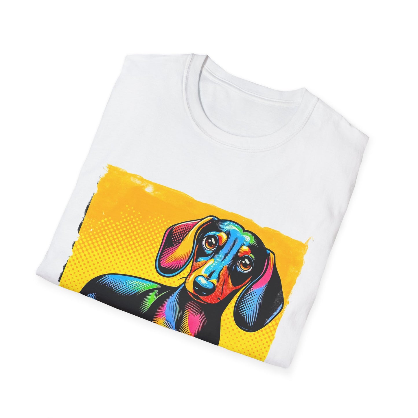 Dachshund pretty in colors t shirt T-Shirt Printify