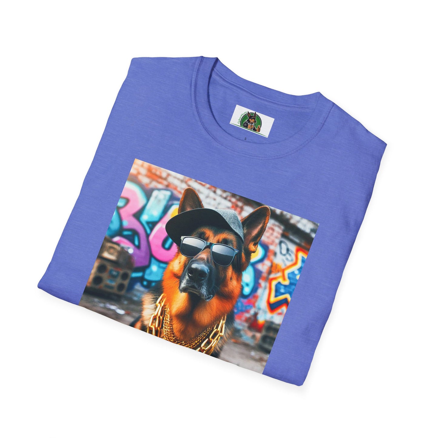 German Shepherd gangster shirt