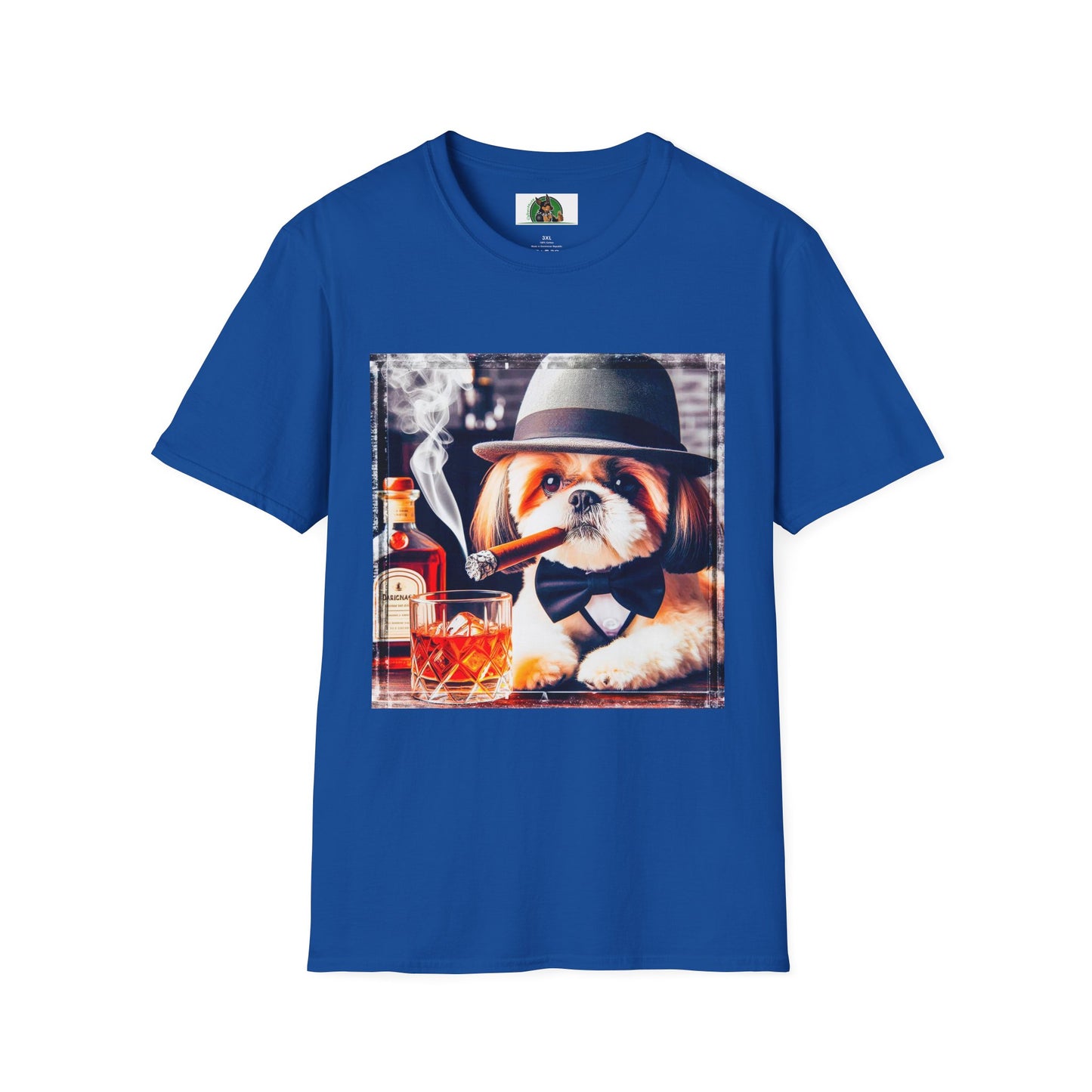 Shih Tzu bar drinking T-Shirt Printify XS Royal