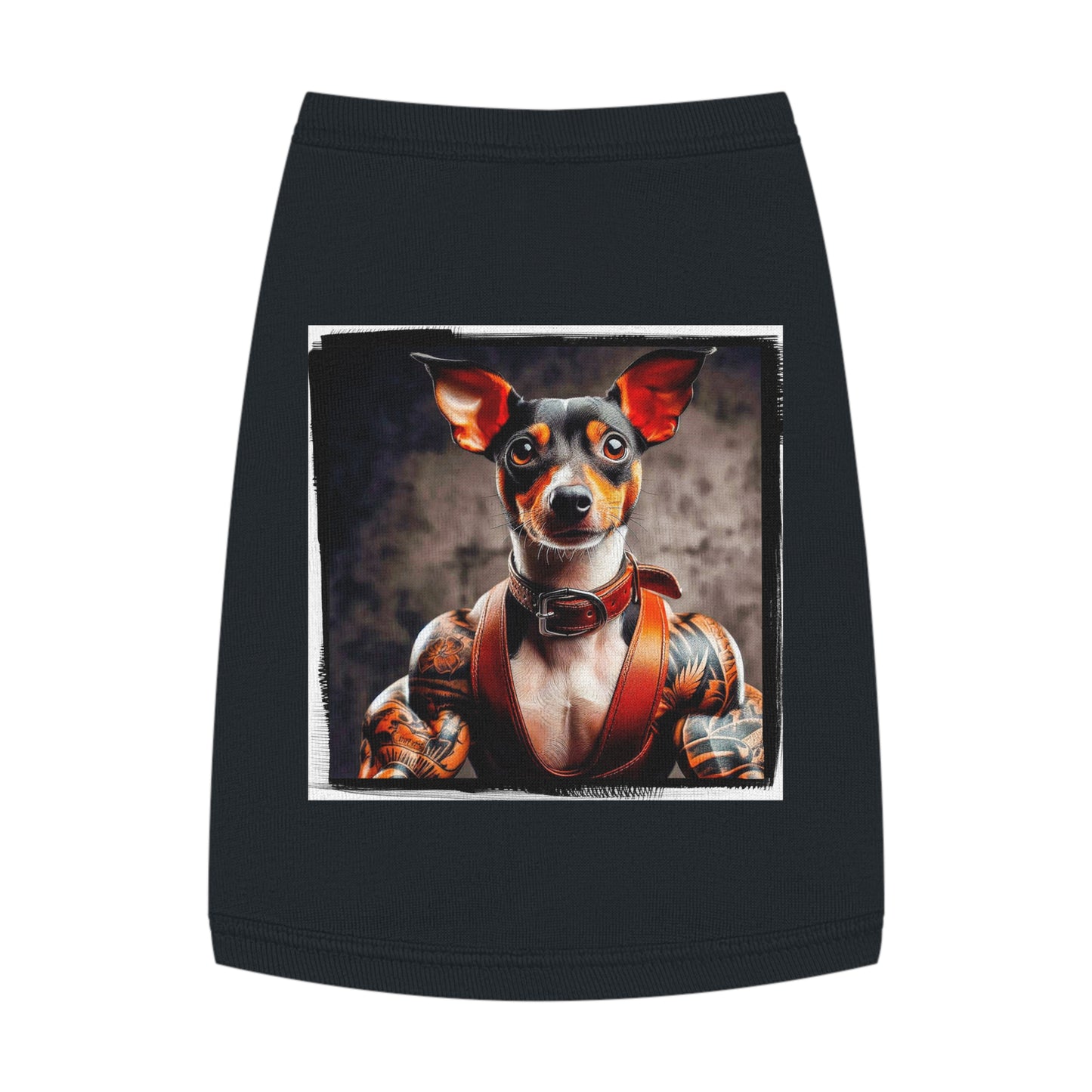 Pet Tank Top Rat Terrier bartender Pets Printify M Black