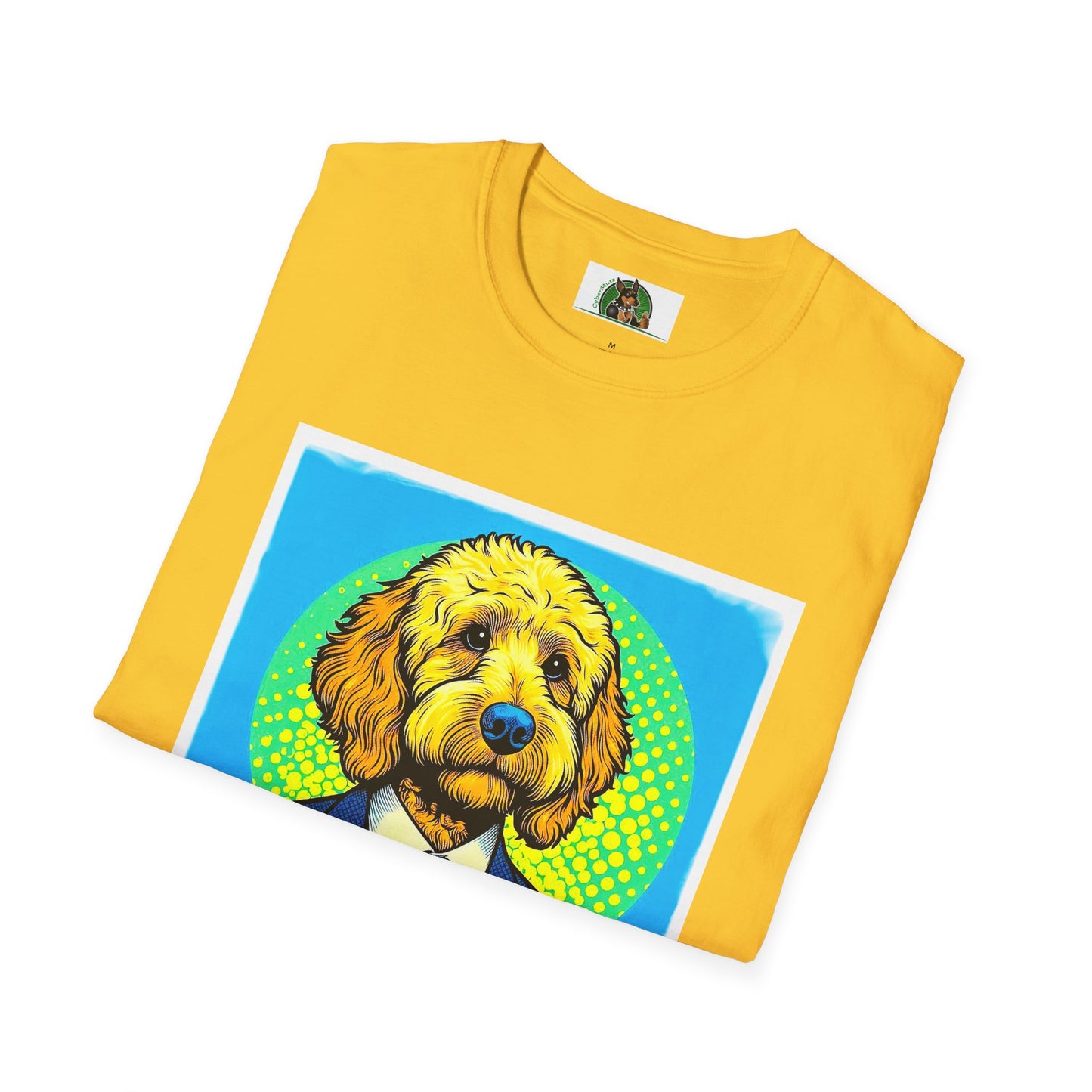 Golden Doodle businessman t shirt