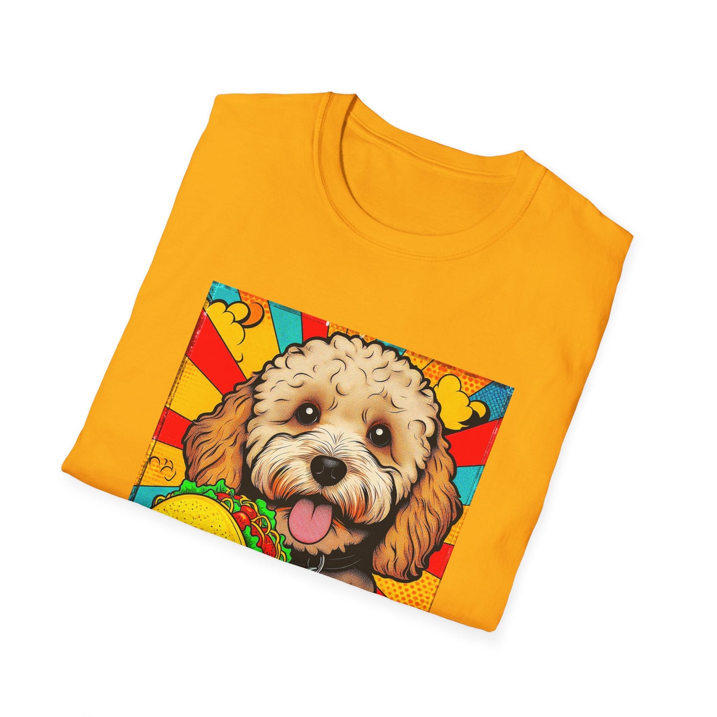 CockerPoo taco eating t shirt