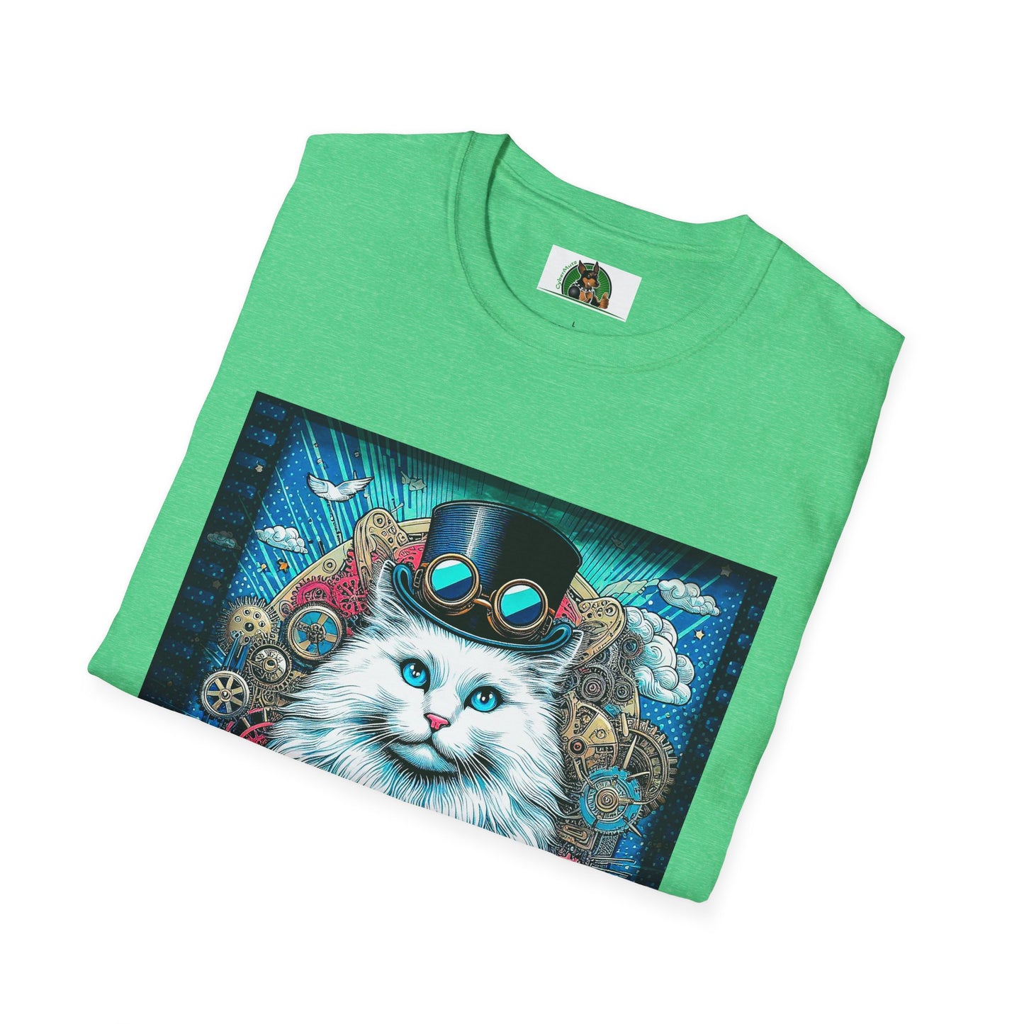 Siberian cat steam punk shirt