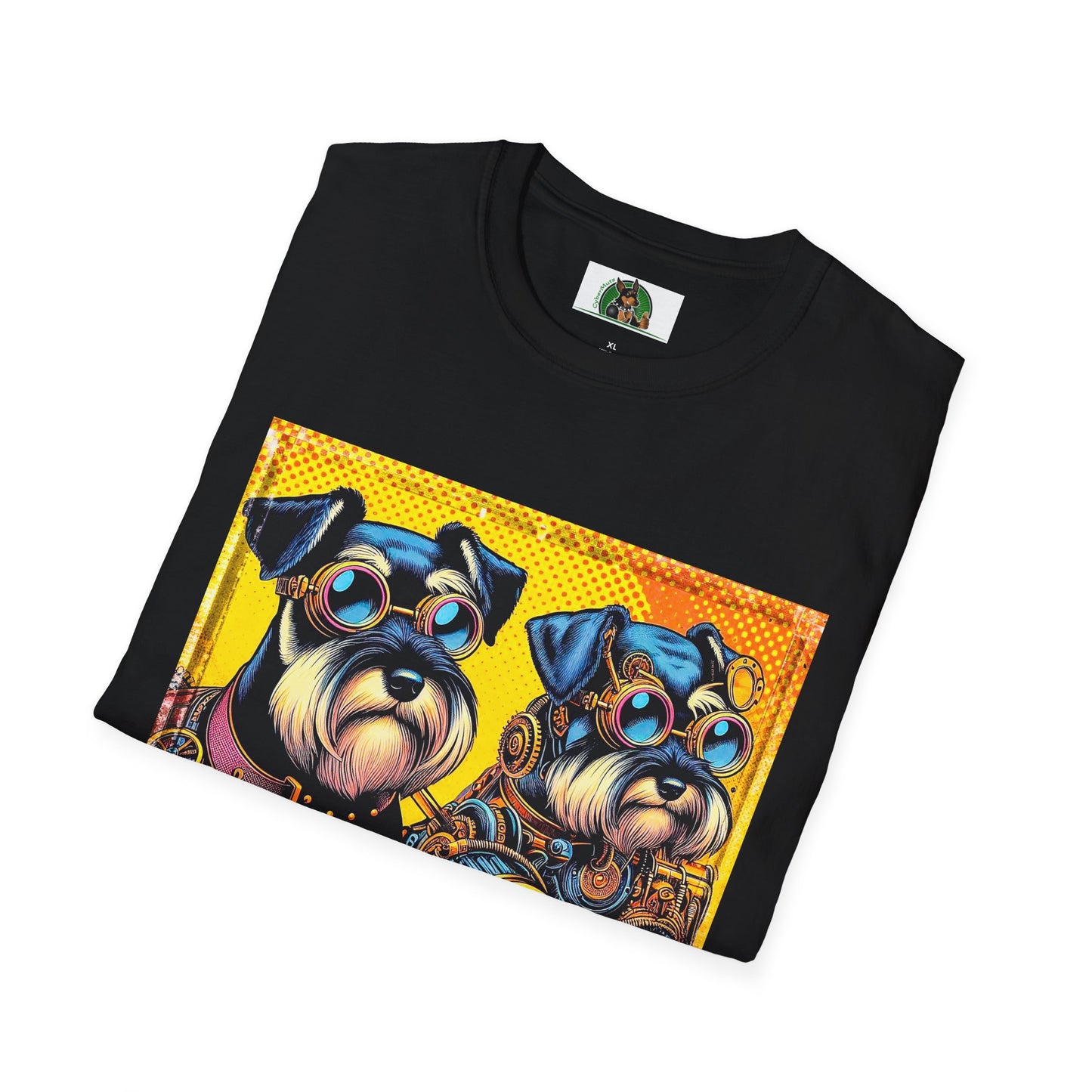 Miniature Schnauzer steam punk cuties shirt T-Shirt Printify
