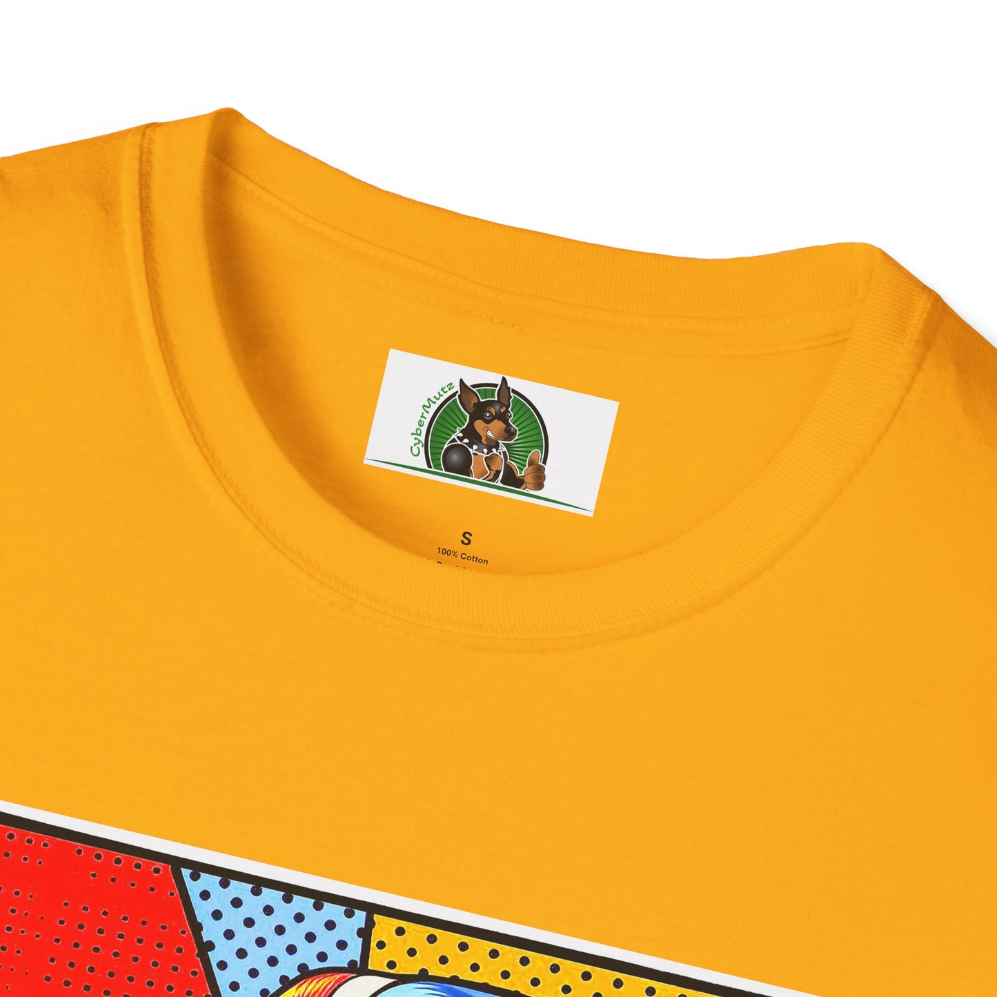 Basset Hound Profile Pop Art Pic T-Shirt Printify