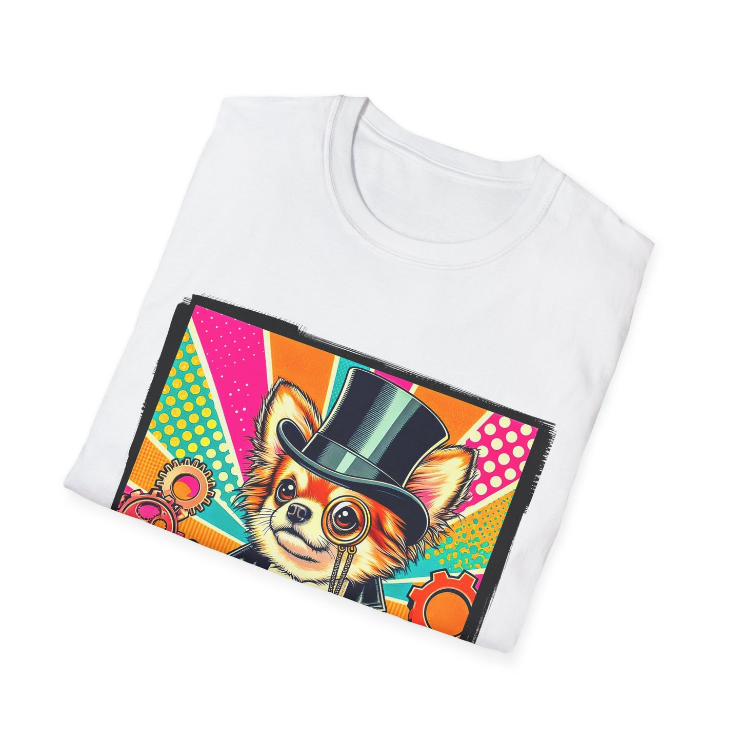 Chihuahua steampunk t shirt T-Shirt Printify