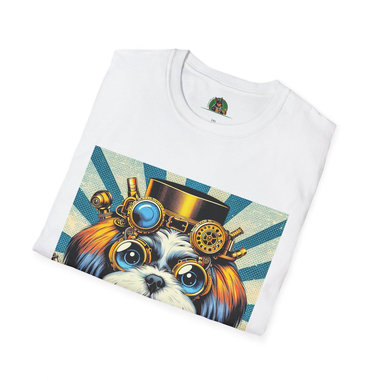 Shih Tzu steam punk shirt T-Shirt Printify