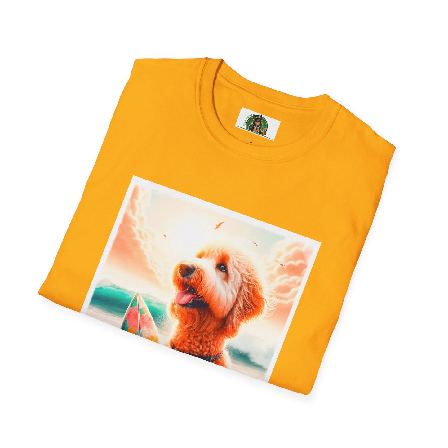 Golden Doodle pretty surfer shirt