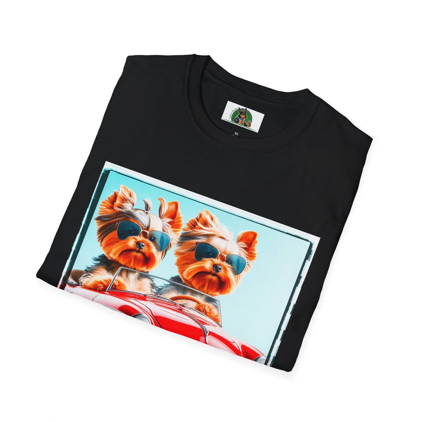 Wacky Yorkie fun girls shirt T-Shirt Printify