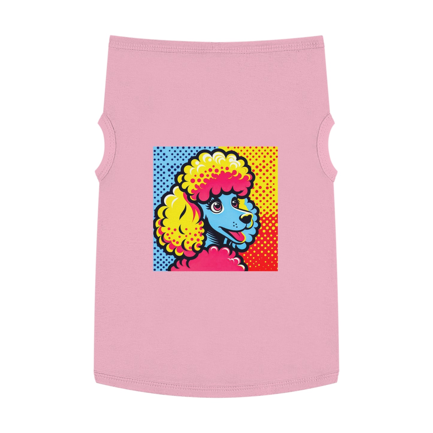 Pet Tank Top Poodle pretty colors Pets Printify XL Pink