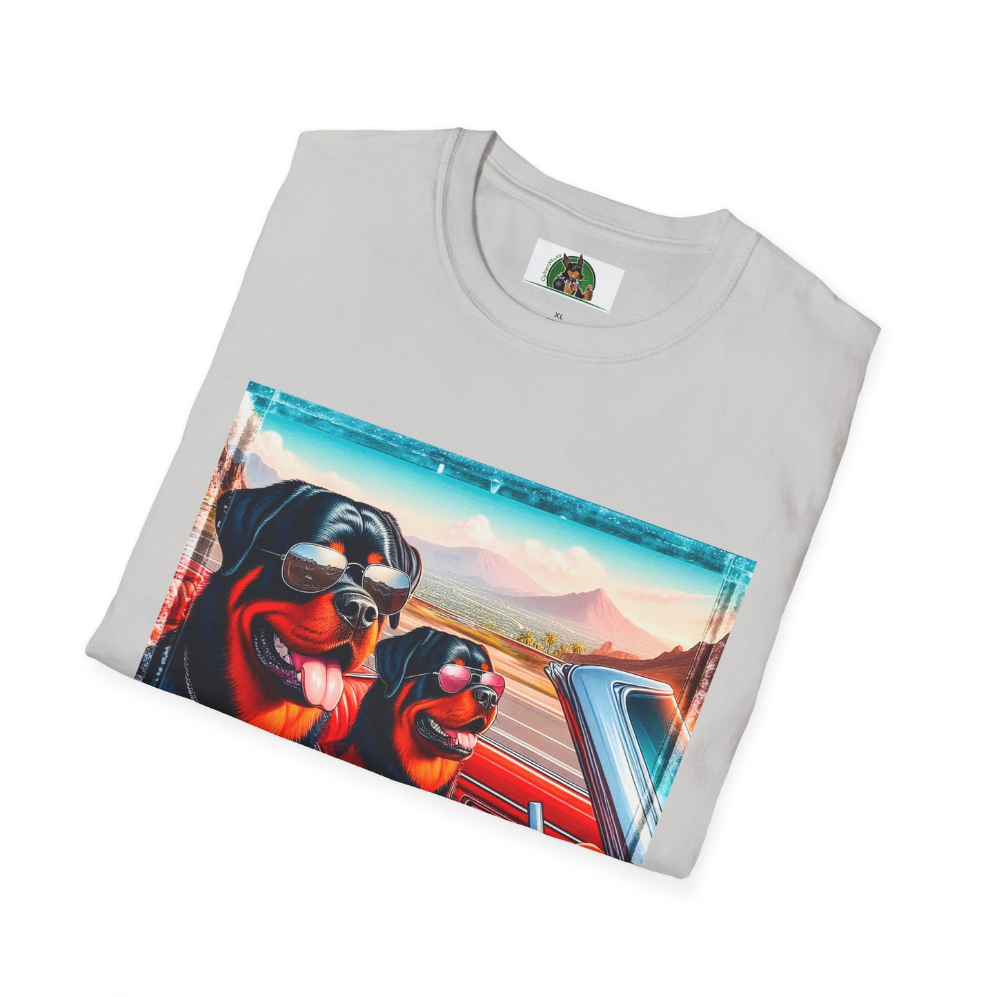 Wacky Rottweiler driving friends shirt