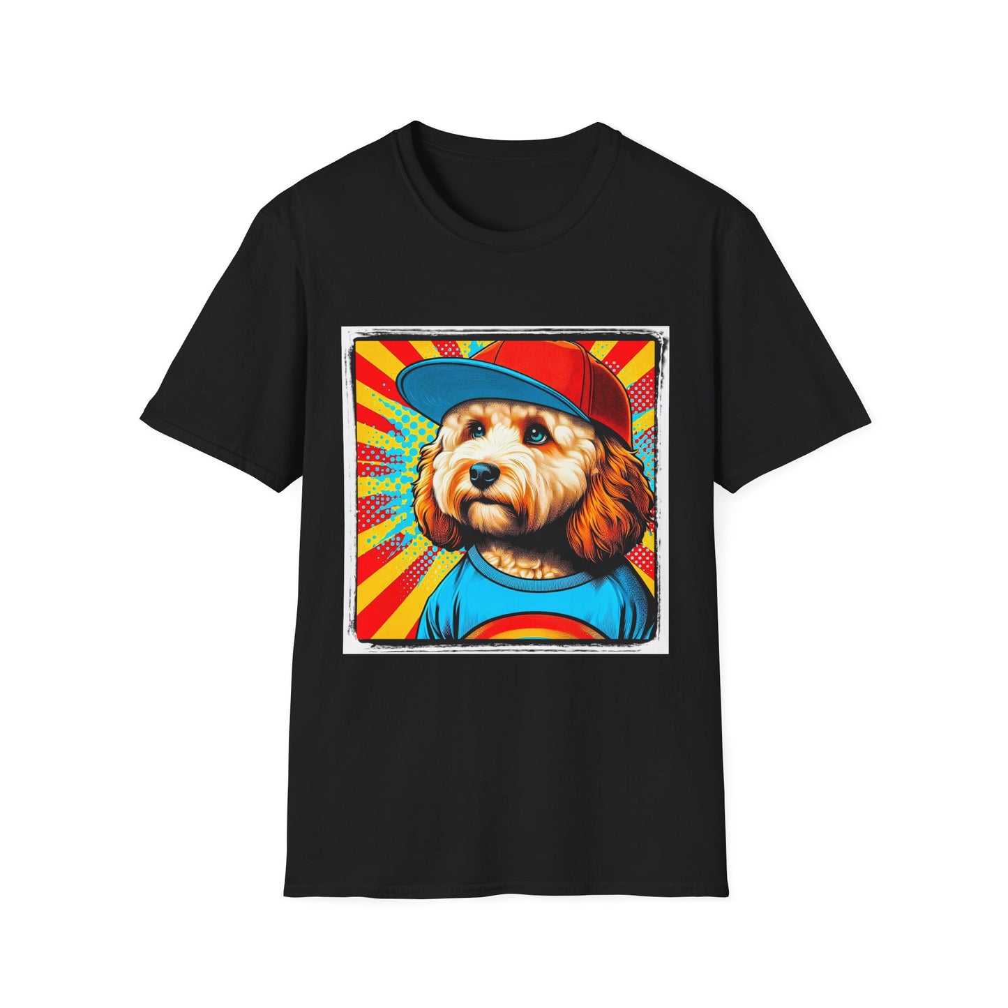 CockerPoo American baseball t shirt T-Shirt Printify XS Black