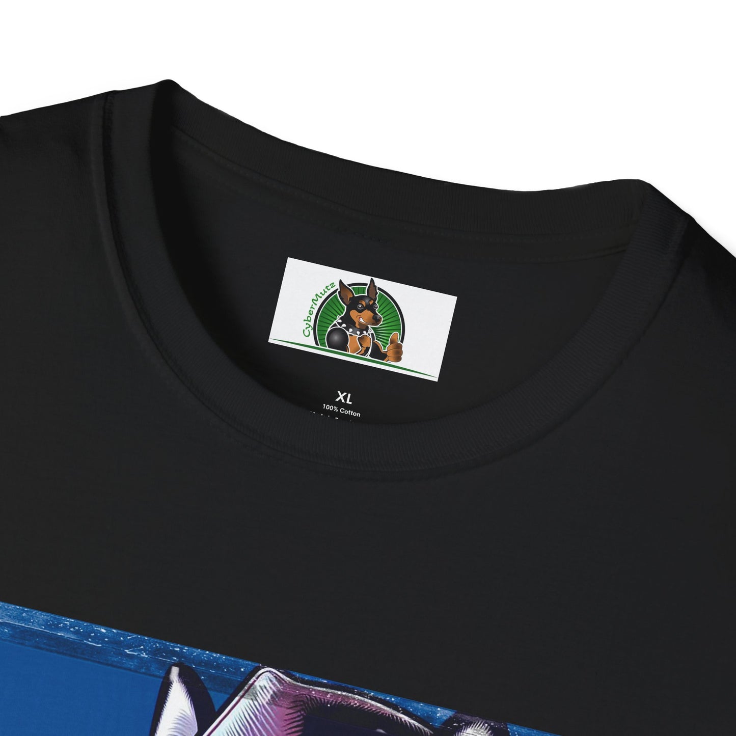 Husky smoking guy T-Shirt Printify