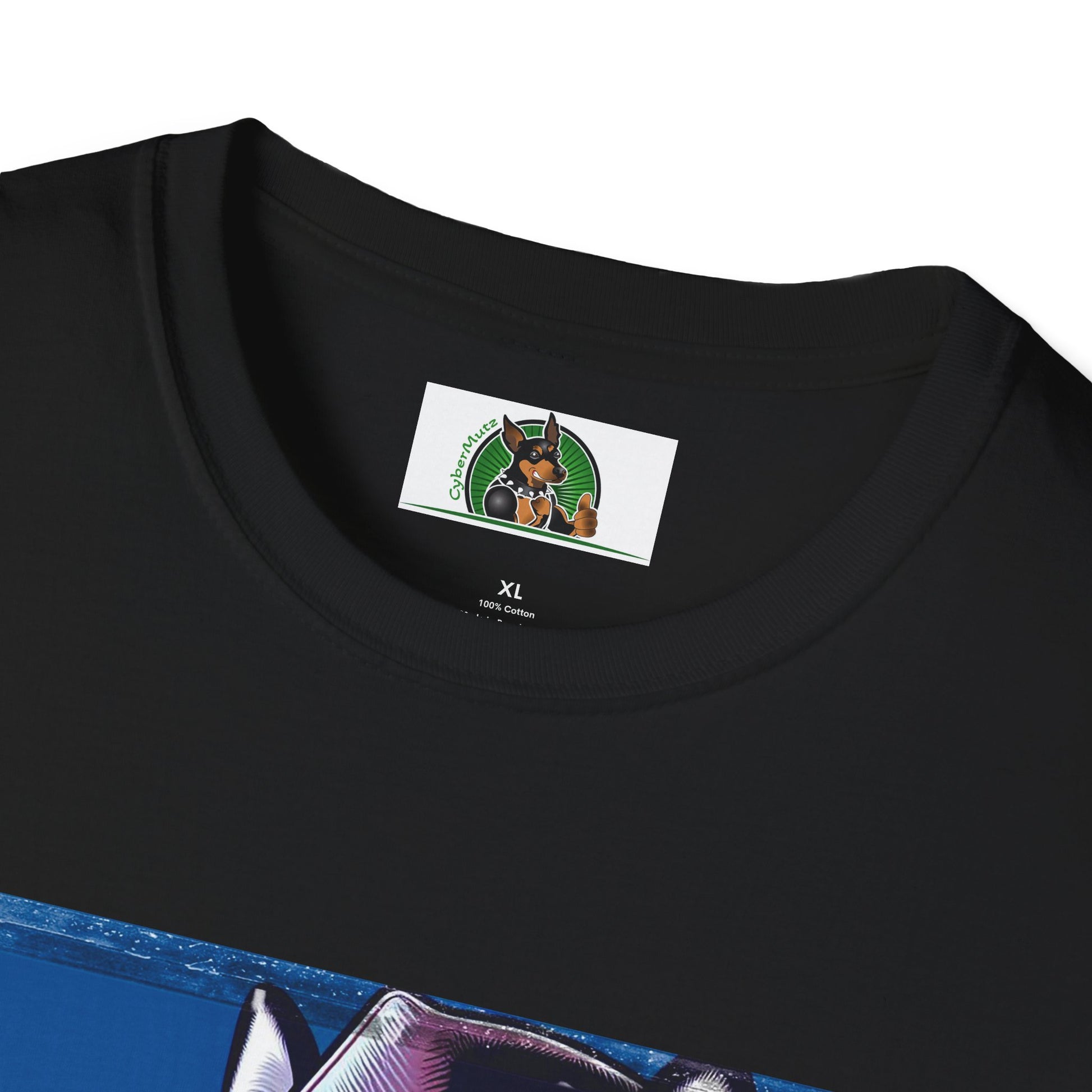Husky smoking guy T-Shirt Printify