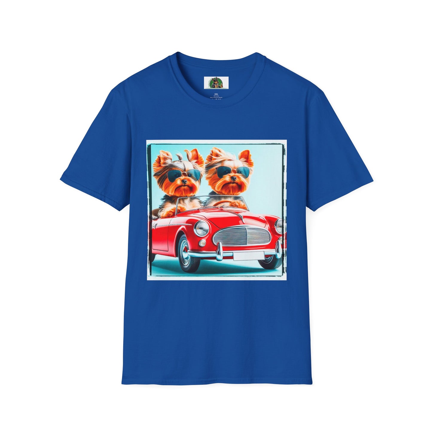 Wacky Yorkie fun girls shirt T-Shirt Printify XS Royal