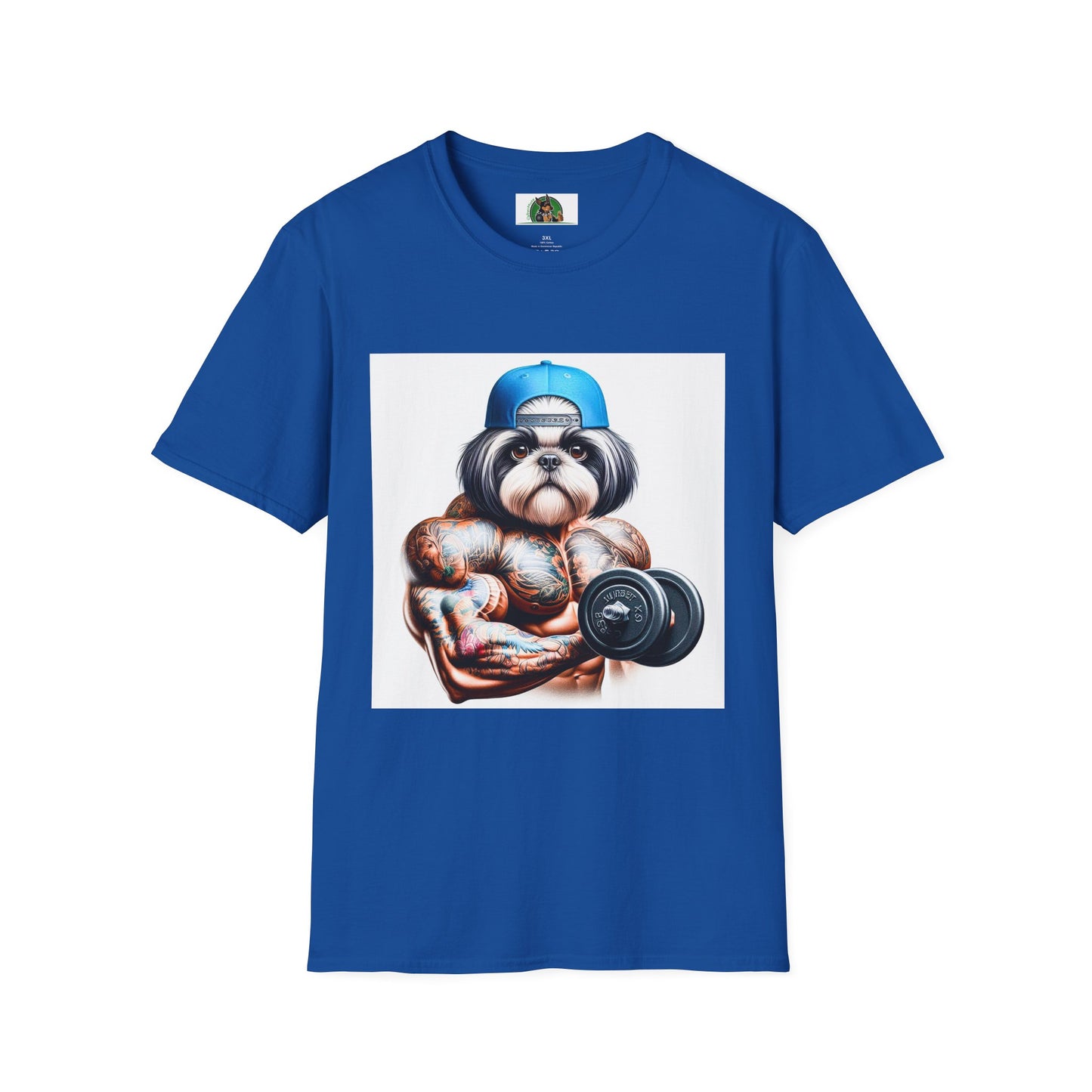 Shih Tzu gym rat shirt T-Shirt Printify XS Royal