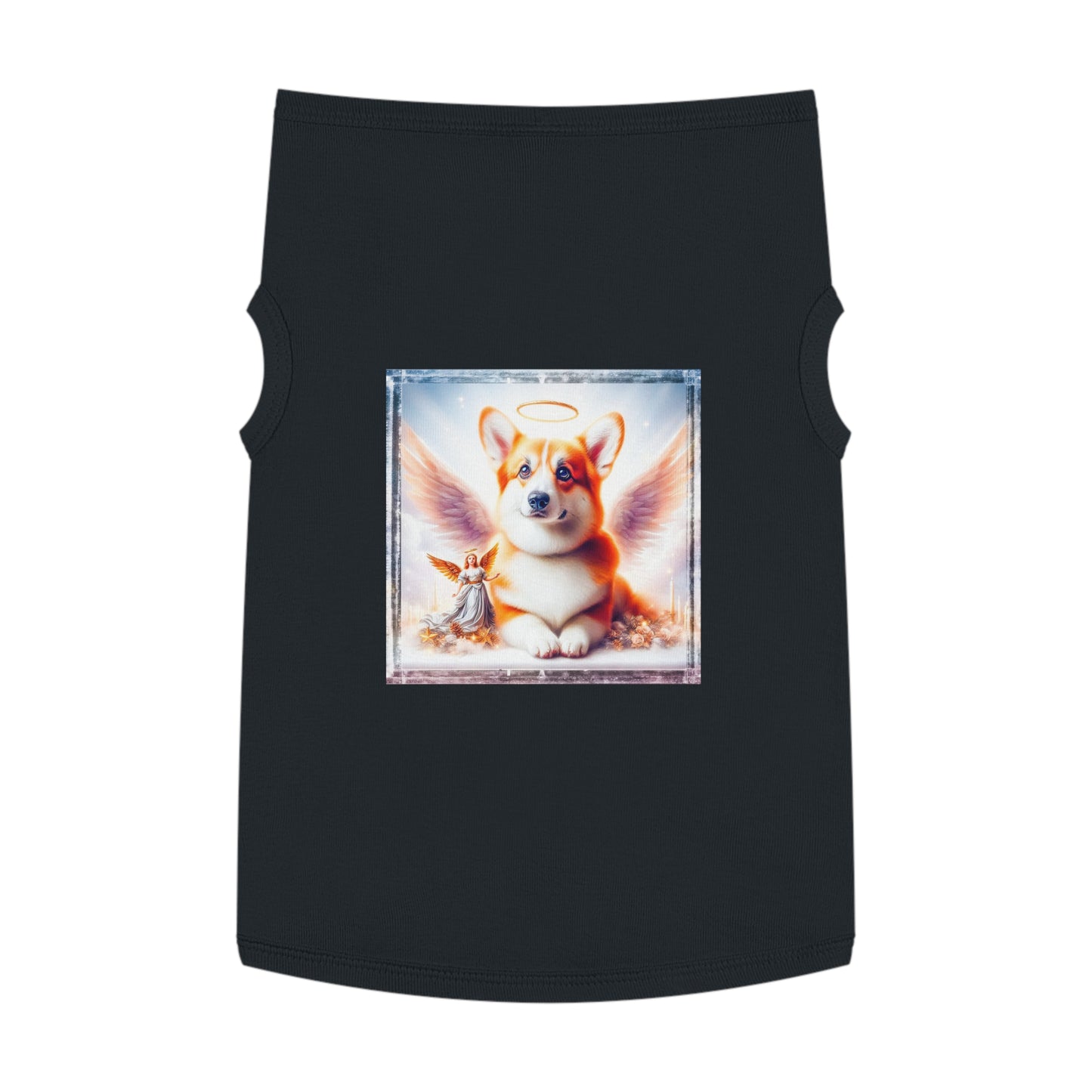 Pembroke Welsh corgi pretty Angel Pets Printify XL Black