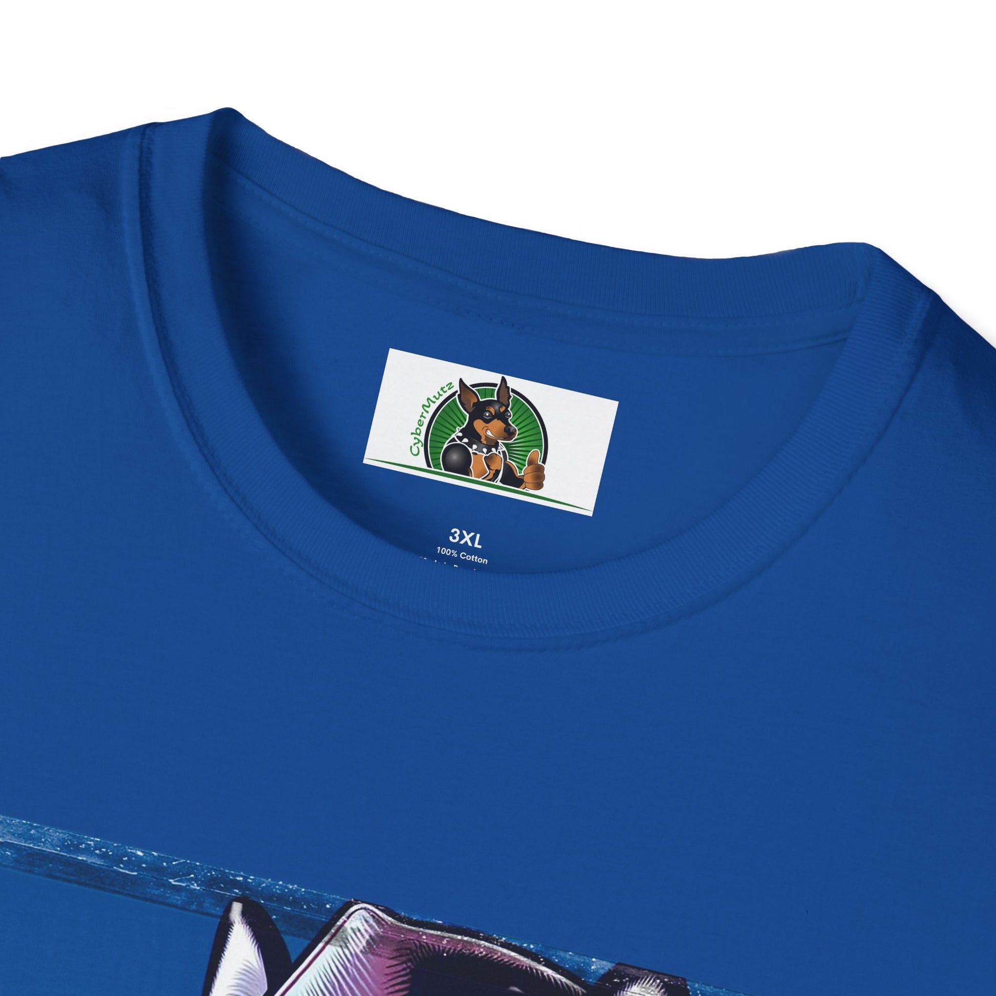 Husky smoking guy T-Shirt Printify