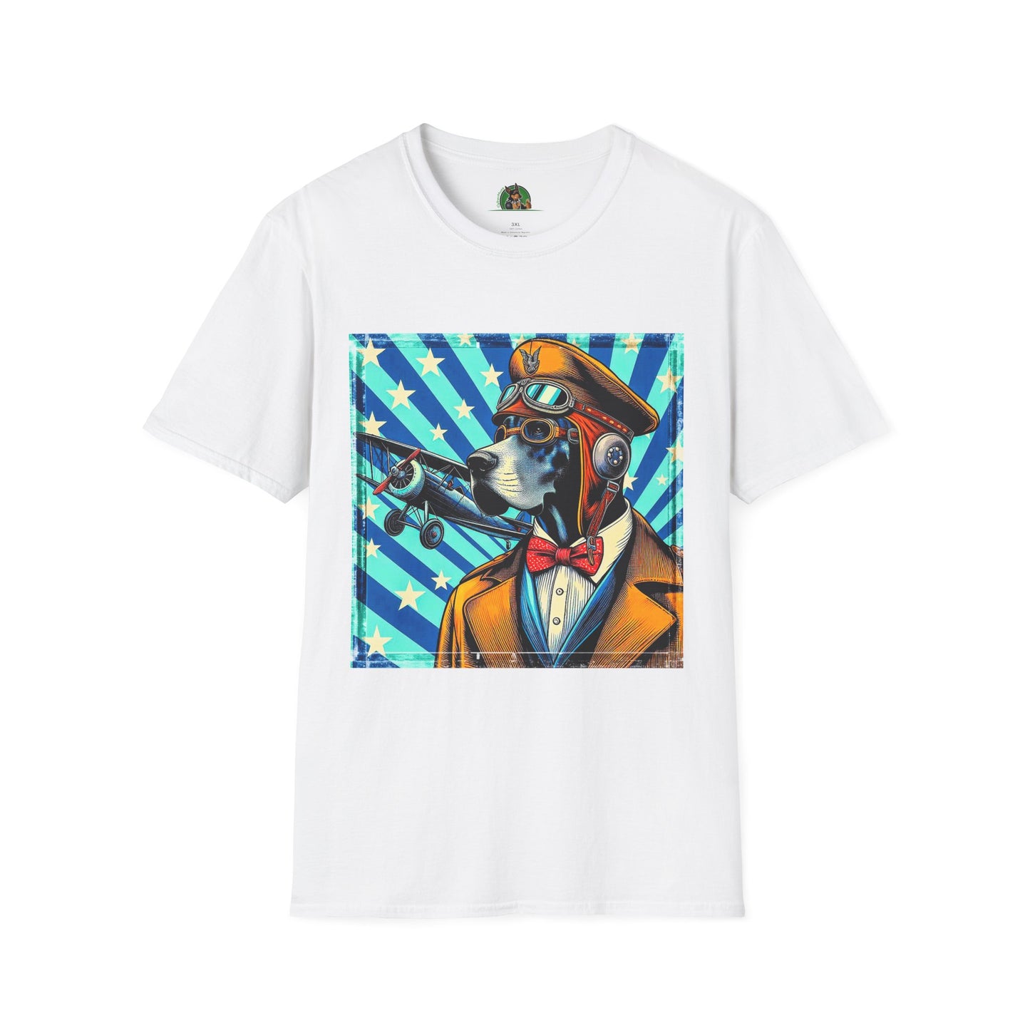 Great Dane American dream shirt T-Shirt Printify XS White